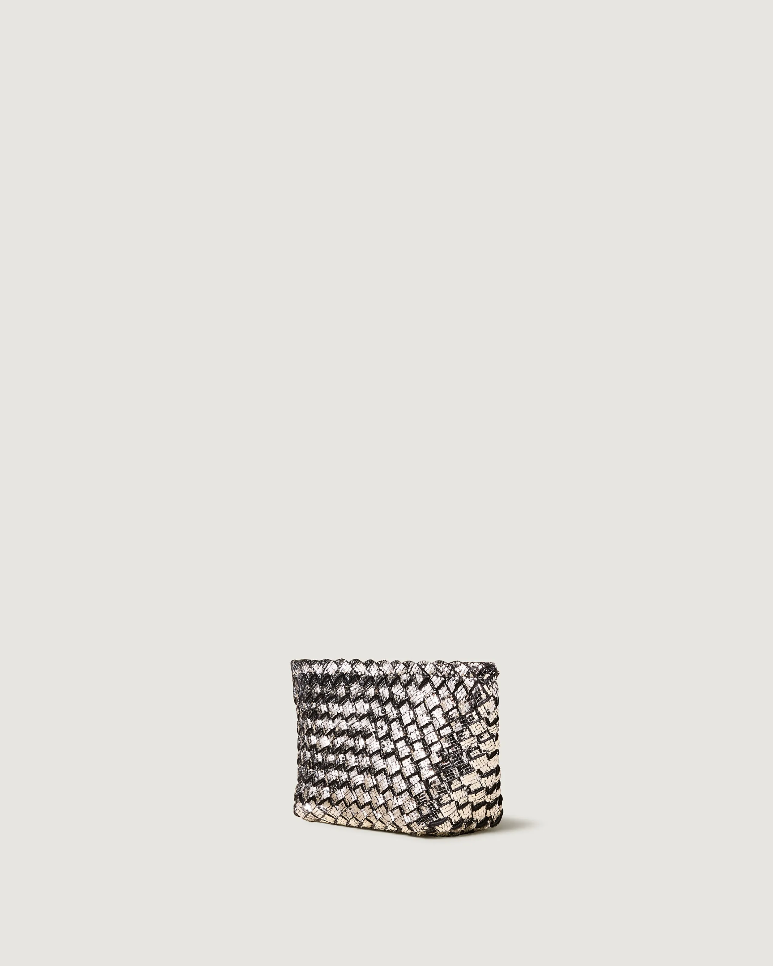 Portofino Petit Cosmetic Pouch Metallic | Silver sold by Naghedi product image thumbnail 3