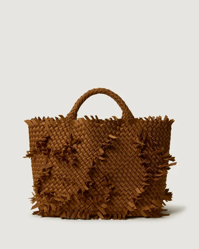 St. Barths Medium Tote Fray | Teak made by Naghedi