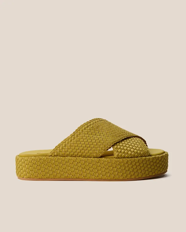 Laguna Platform | Chartreuse sold by Naghedi
