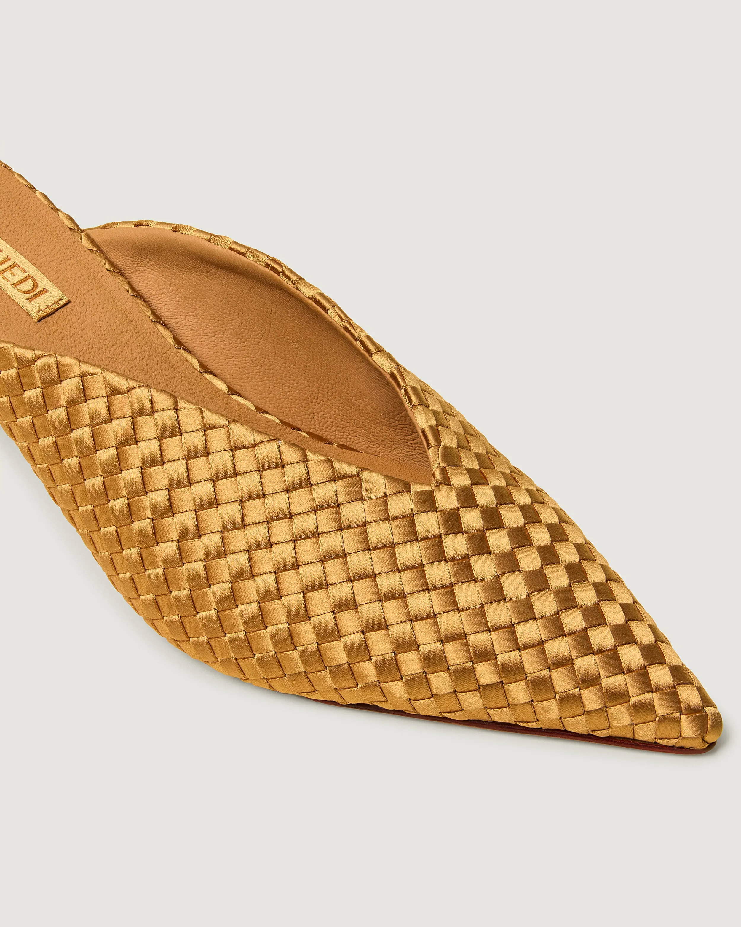 Strada Kitten Heel Satin | Ore sold by Naghedi product image thumbnail 2