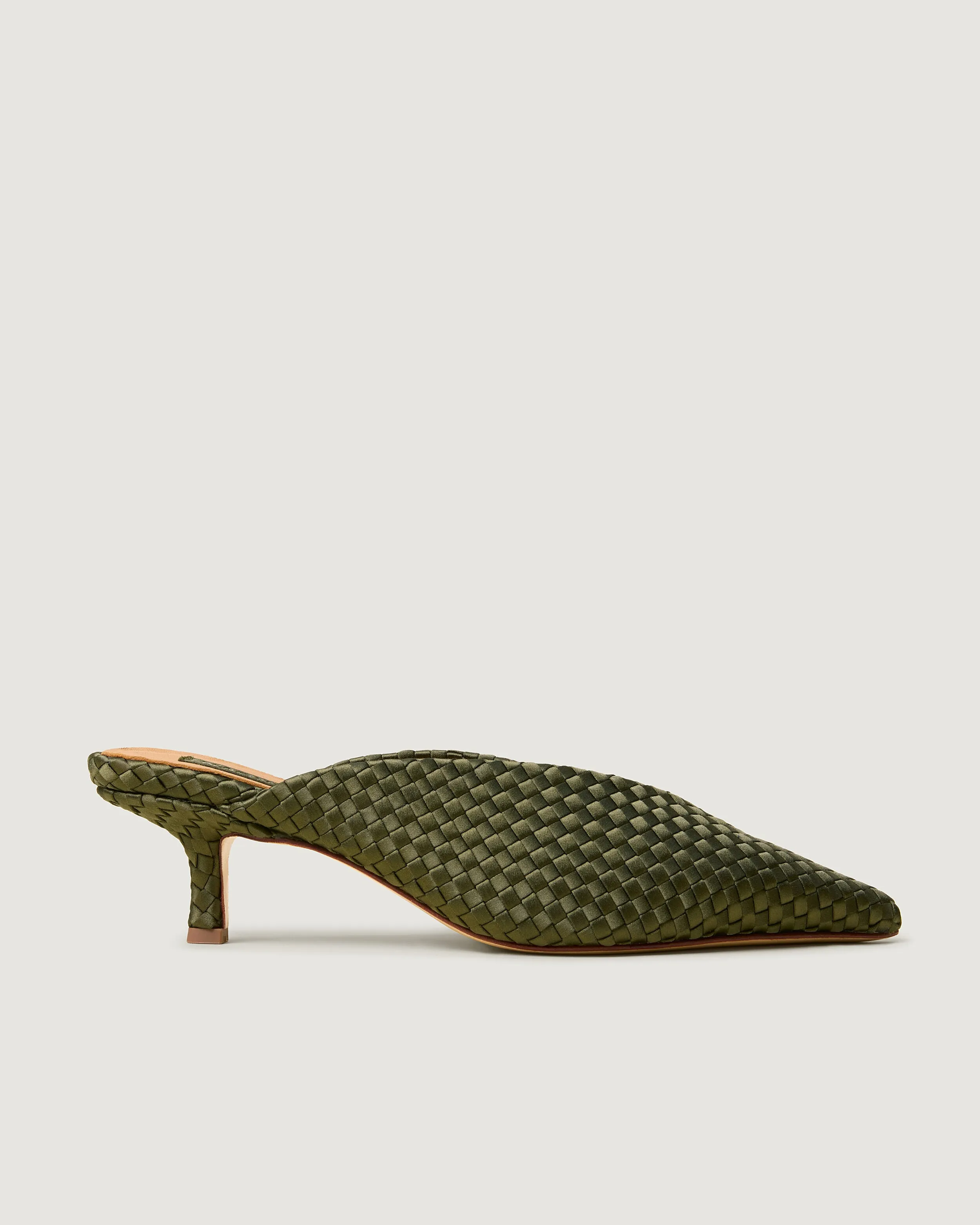 Strada Kitten Heel Satin | Juniper sold by Naghedi