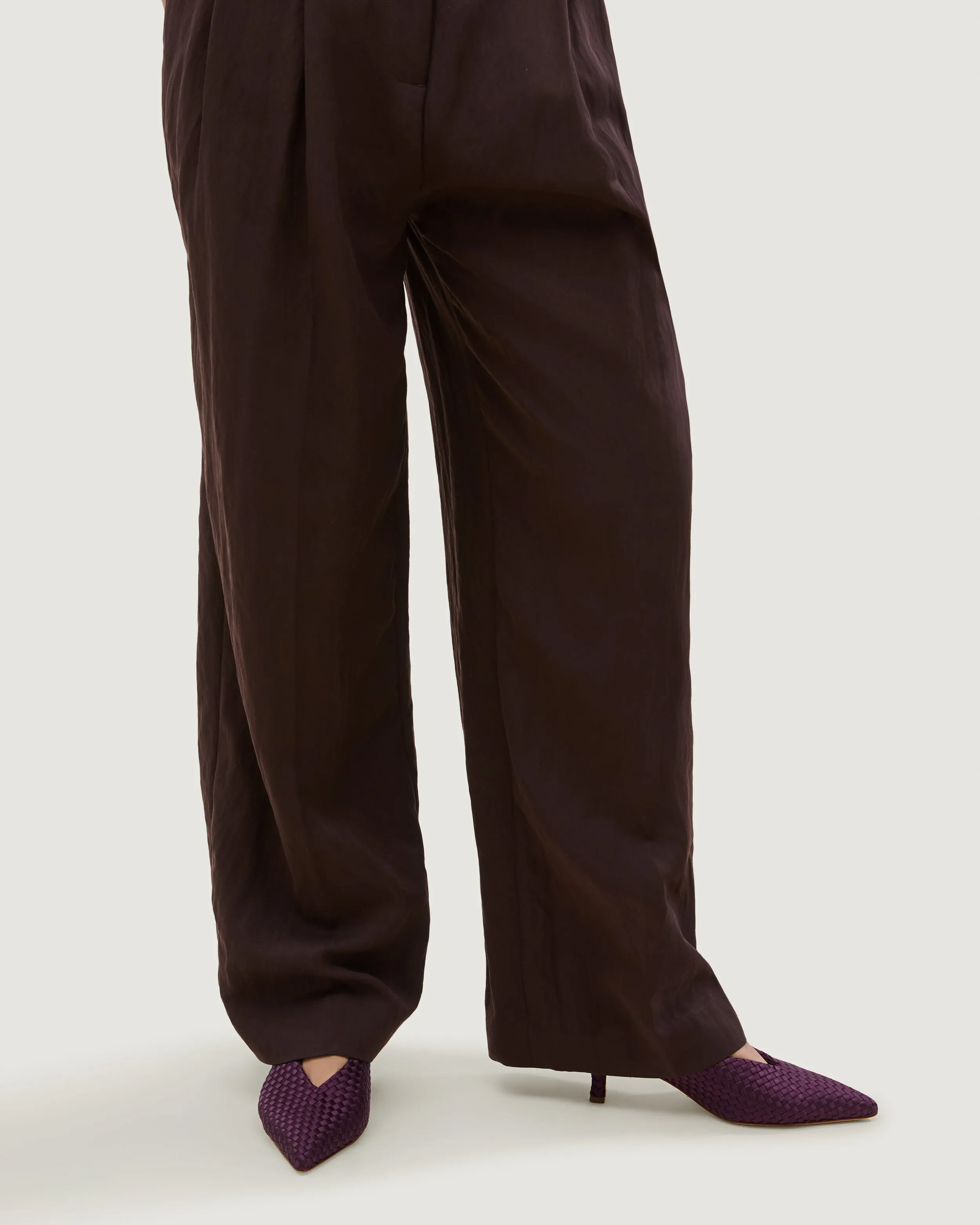 Strada Kitten Heel Satin | Currant sold by Naghedi product image thumbnail 5