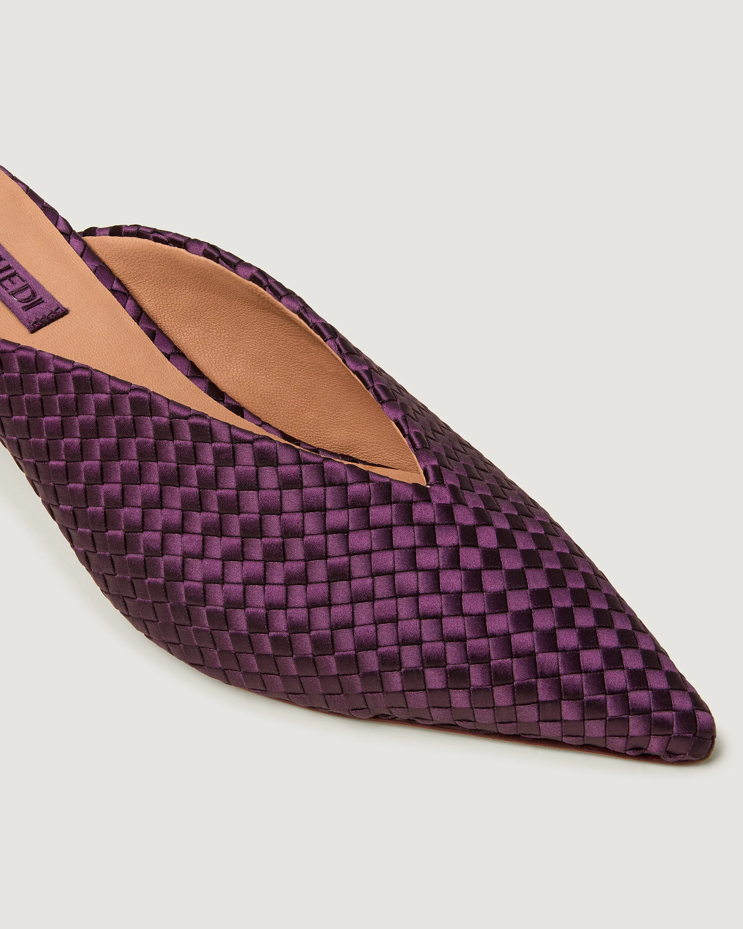 Strada Kitten Heel Satin | Currant sold by Naghedi product image thumbnail 2