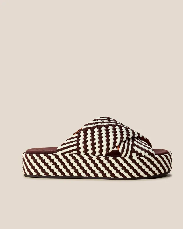 Laguna Platform Striped Geo | Roma sold by Naghedi