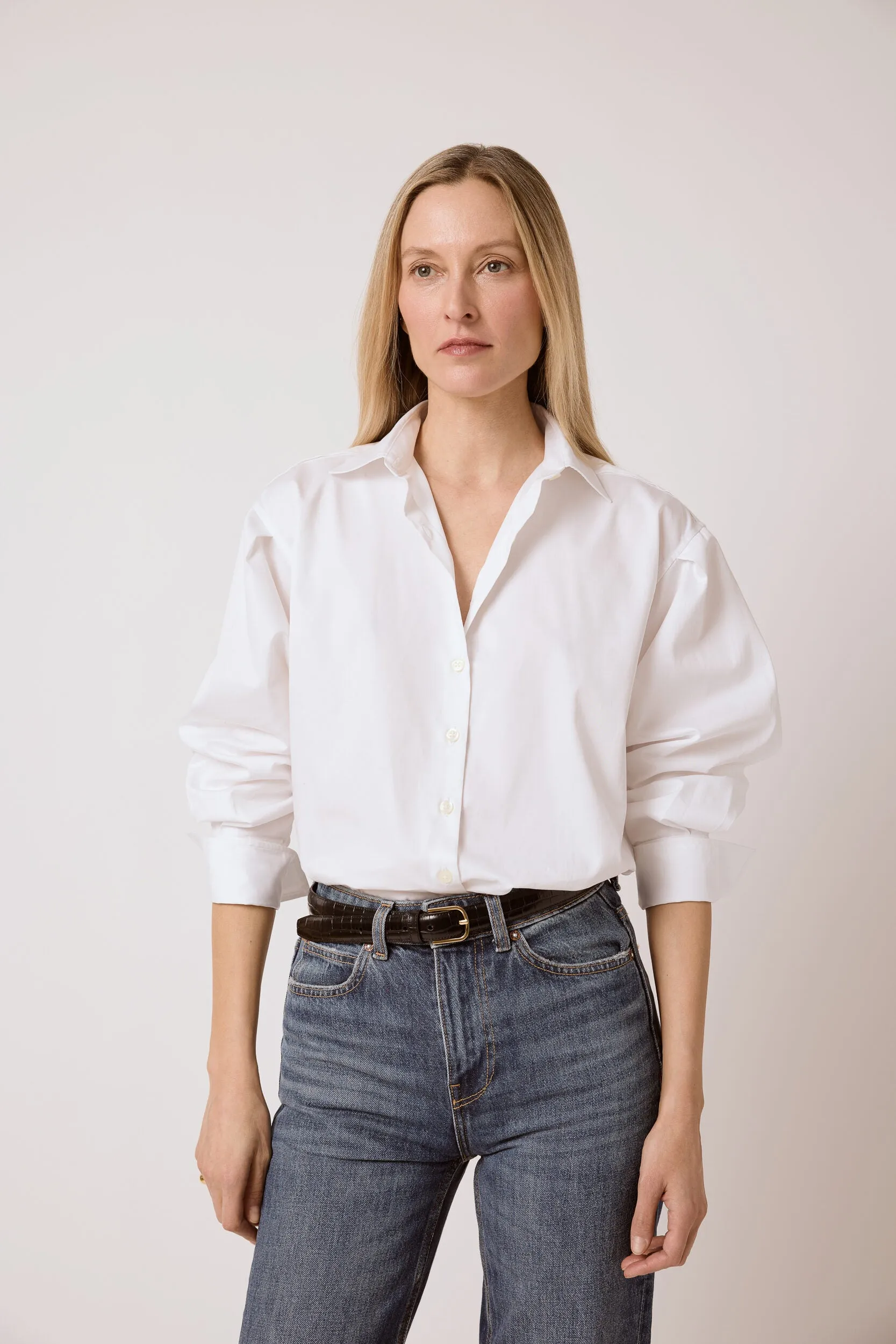 T.Line Isabel Shirt | White sold by Naghedi product image thumbnail 4