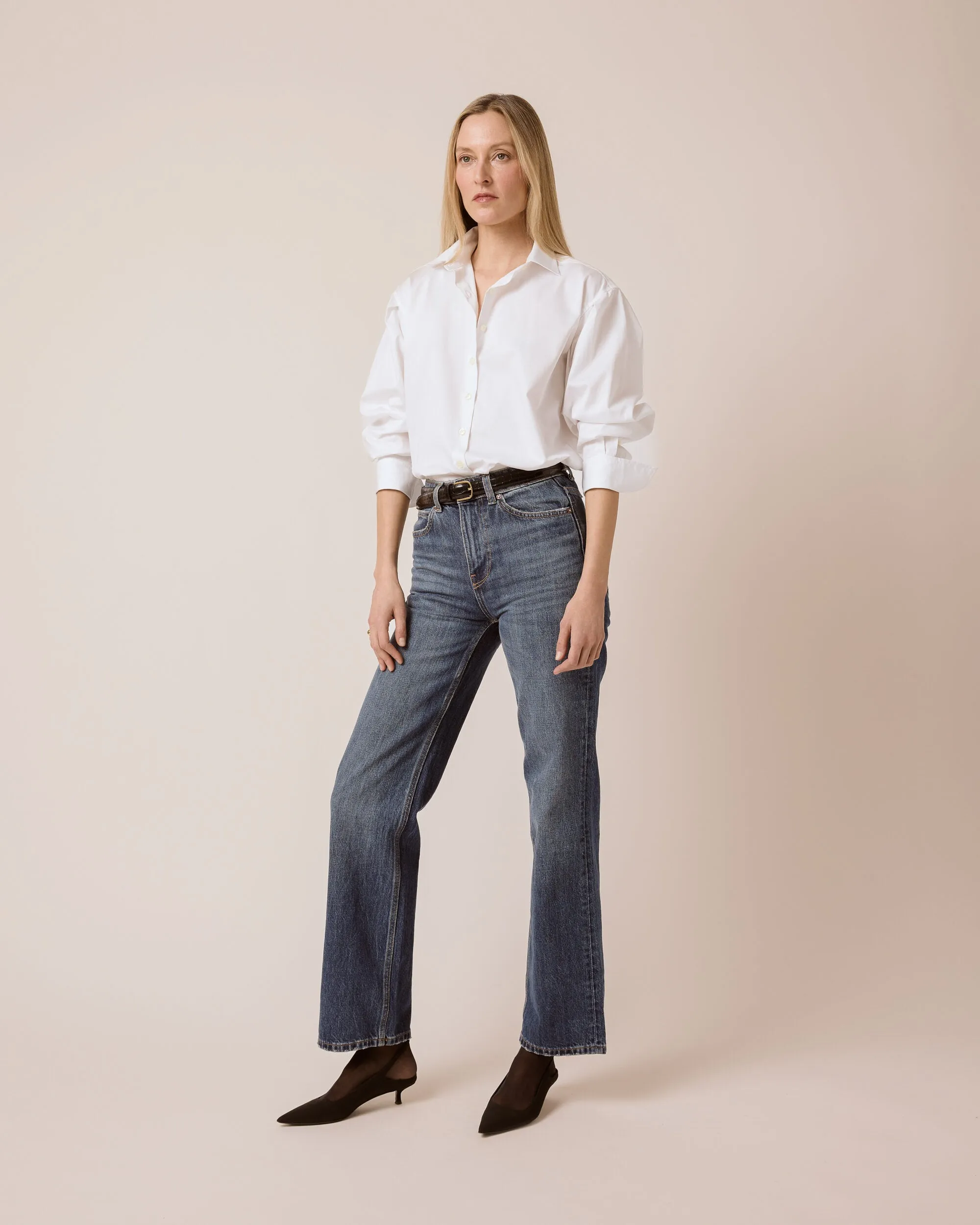 T.Line Isabel Shirt | White sold by Naghedi product image thumbnail 2
