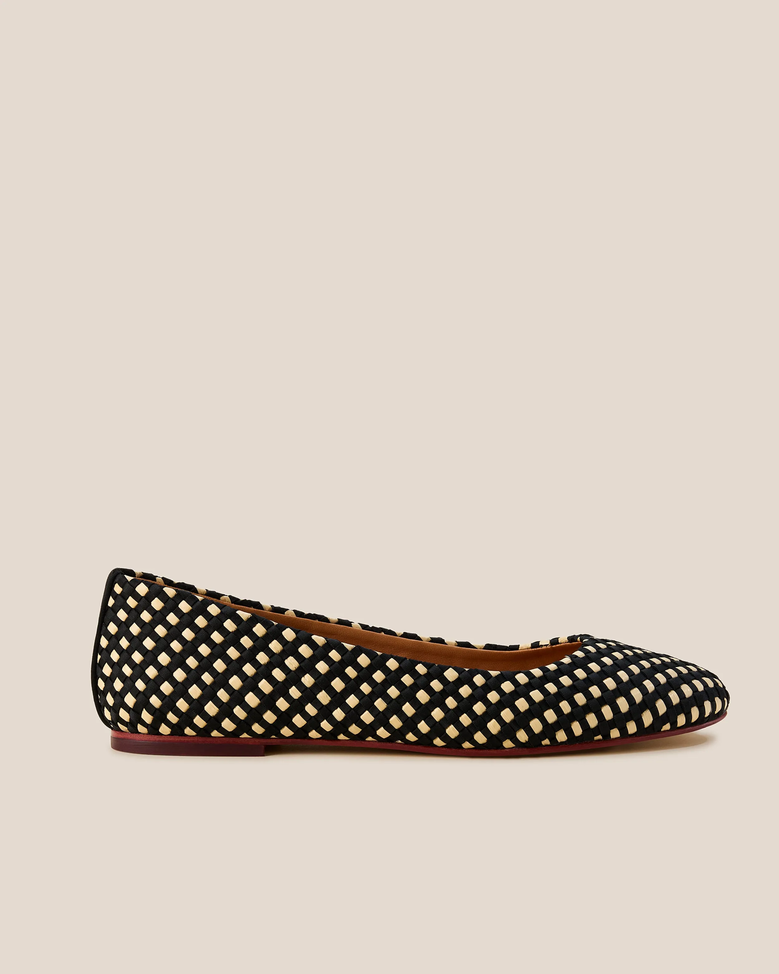 Nomad Ballet Flat Raffia | Costa sold by Naghedi