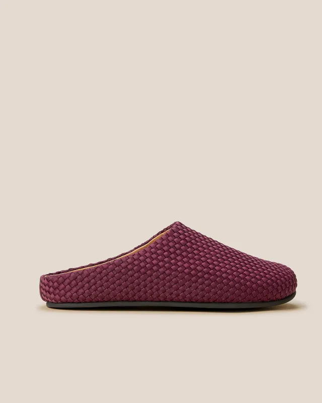 Hudson Clog | Bordeaux sold by Naghedi