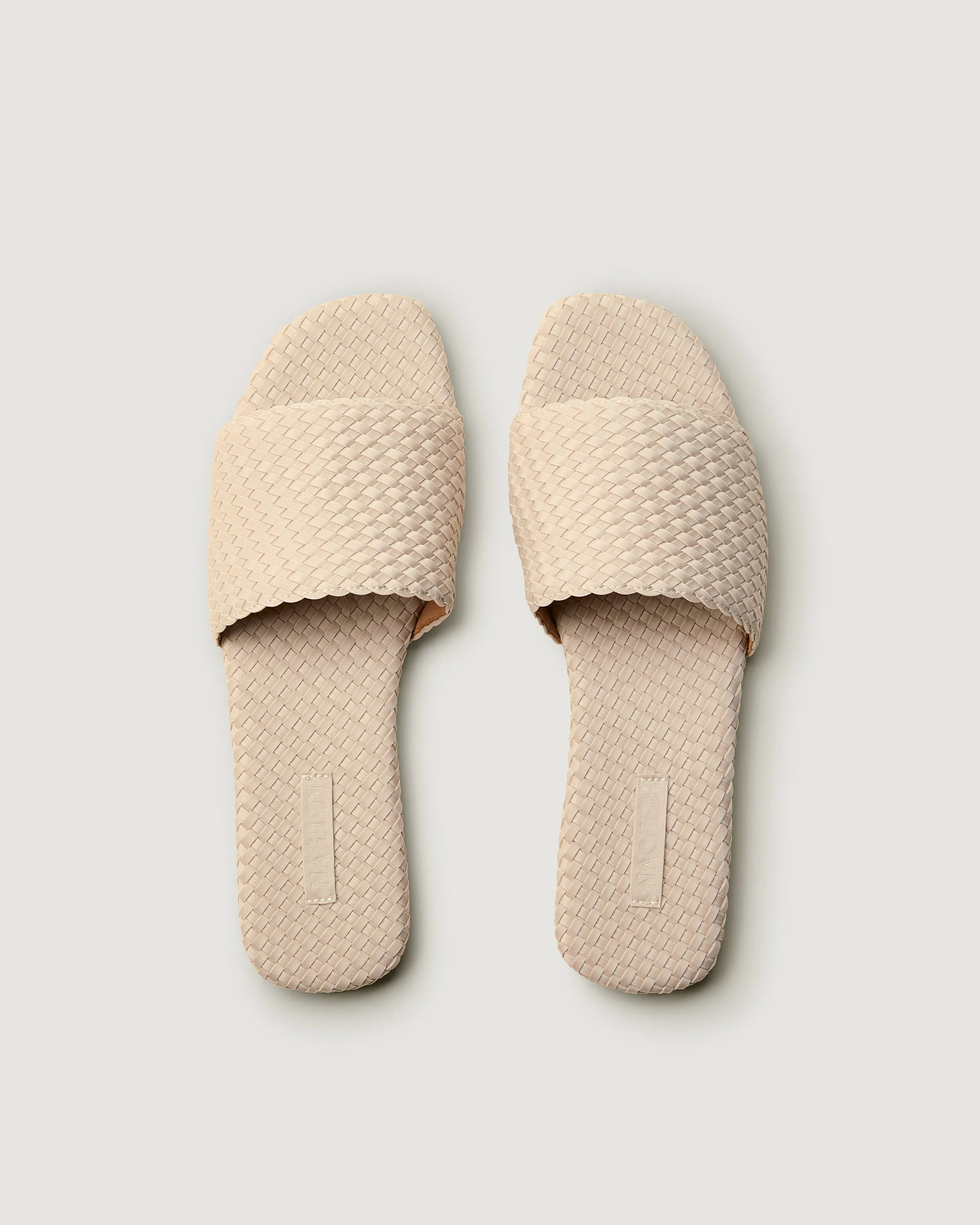 St. Barths Slide | Ecru sold by Naghedi product image thumbnail 3