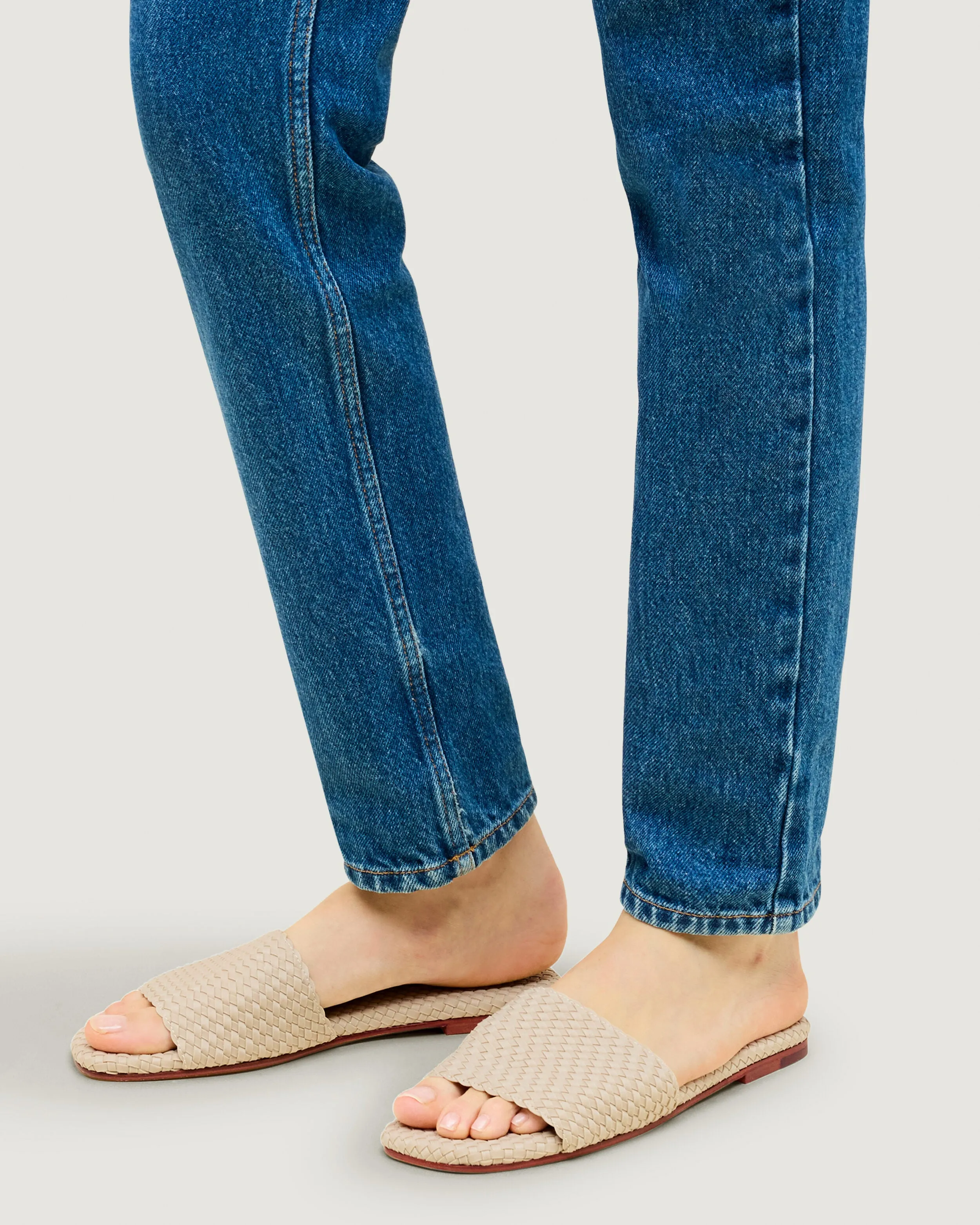 St. Barths Slide | Ecru sold by Naghedi product image thumbnail 5