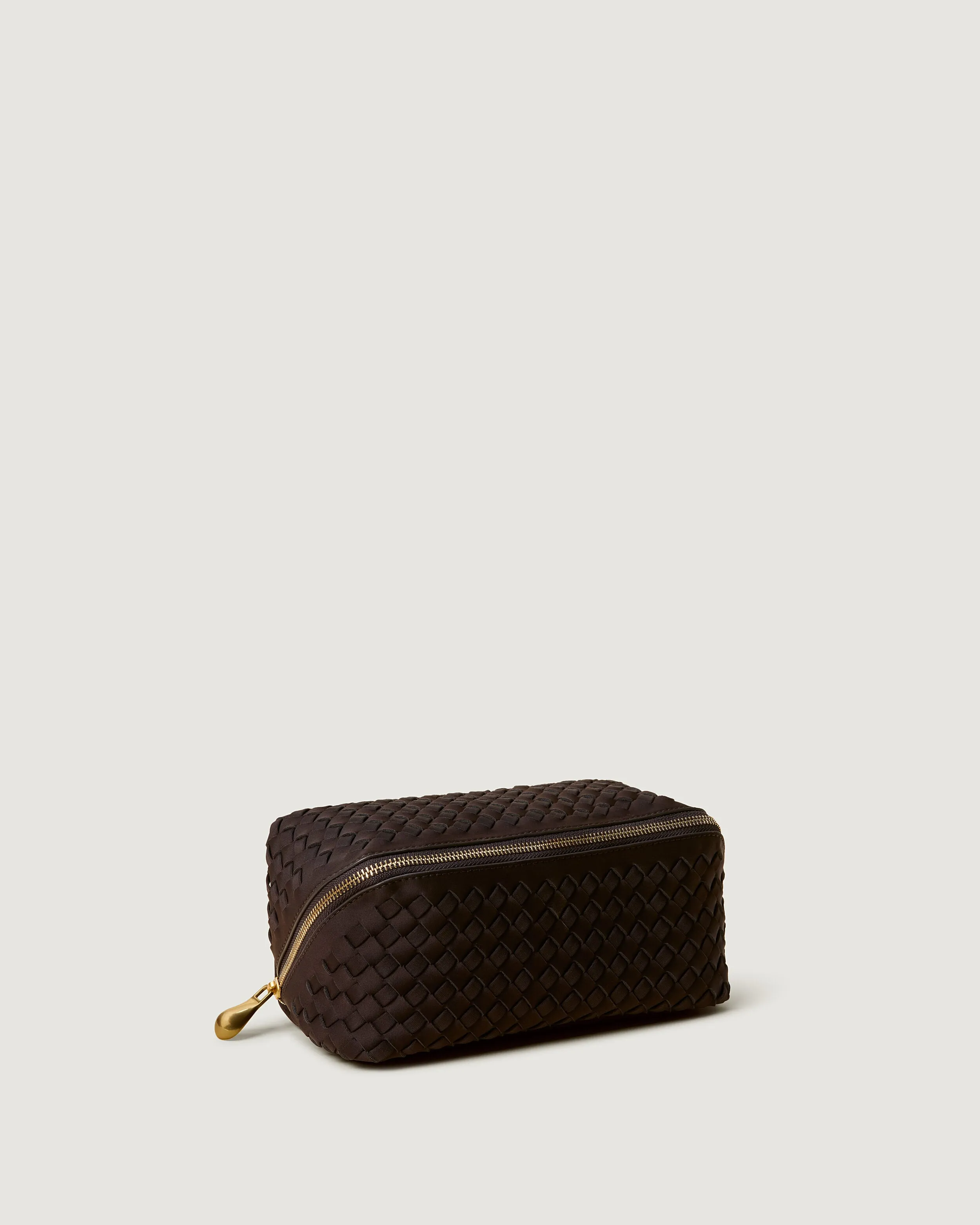 Caravan Medium Cosmetic Case | Chocolate sold by Naghedi product image thumbnail 4