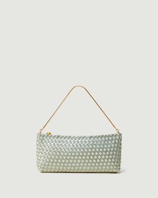 Gala Clutch Satin | Wintergreen sold by Naghedi