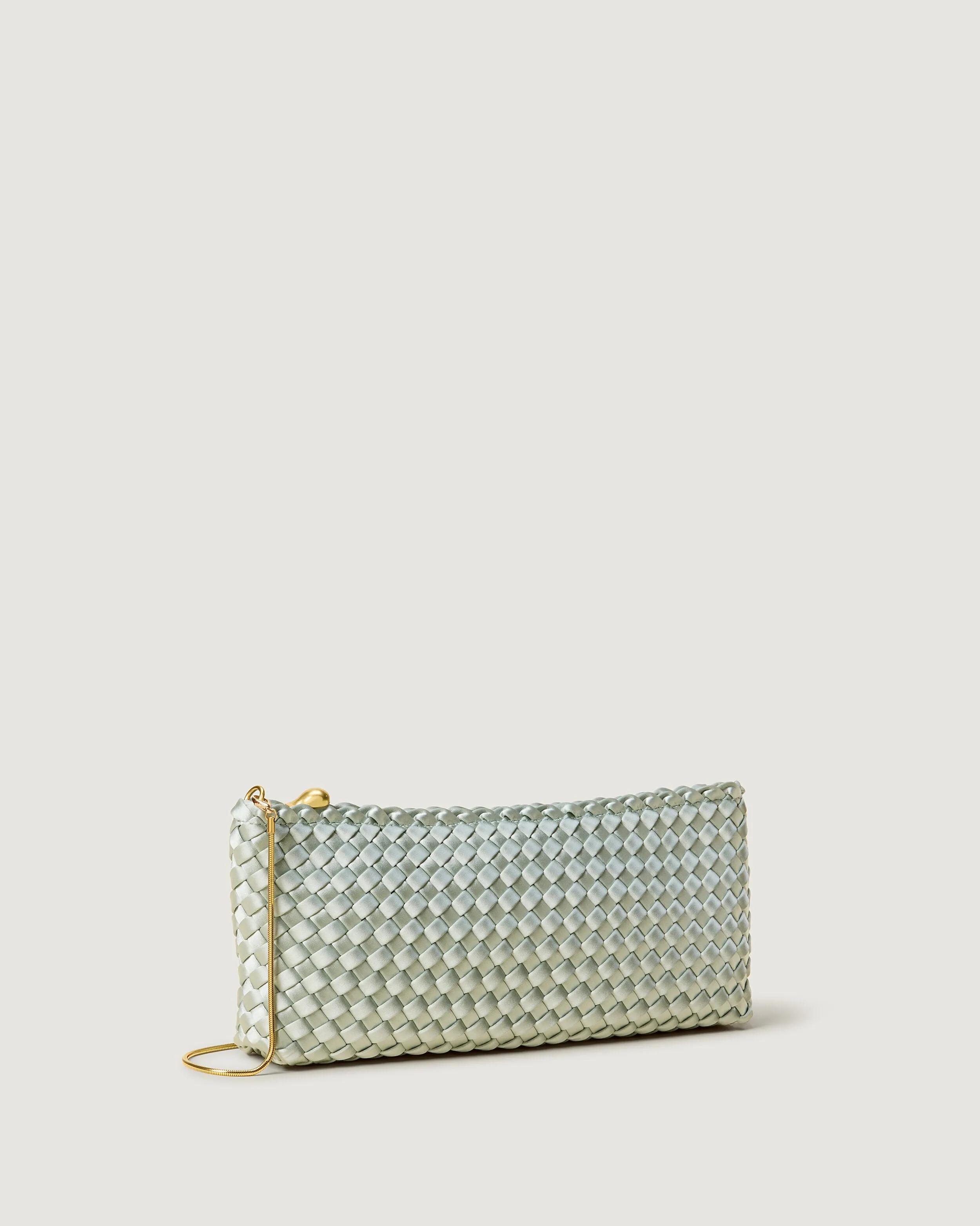 Gala Clutch Satin | Wintergreen sold by Naghedi product image thumbnail 3