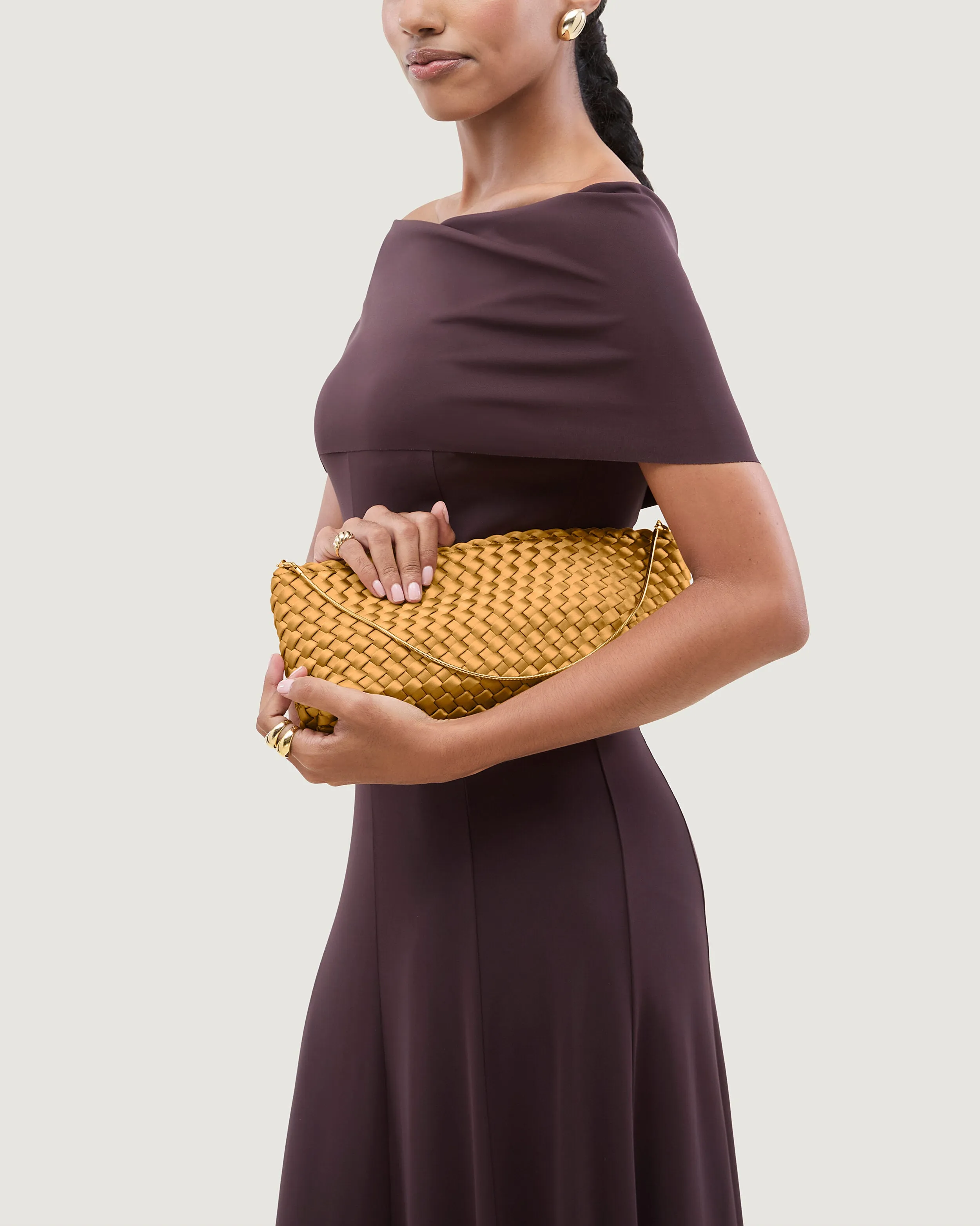 Gala Clutch Satin | Ore sold by Naghedi product image thumbnail 4