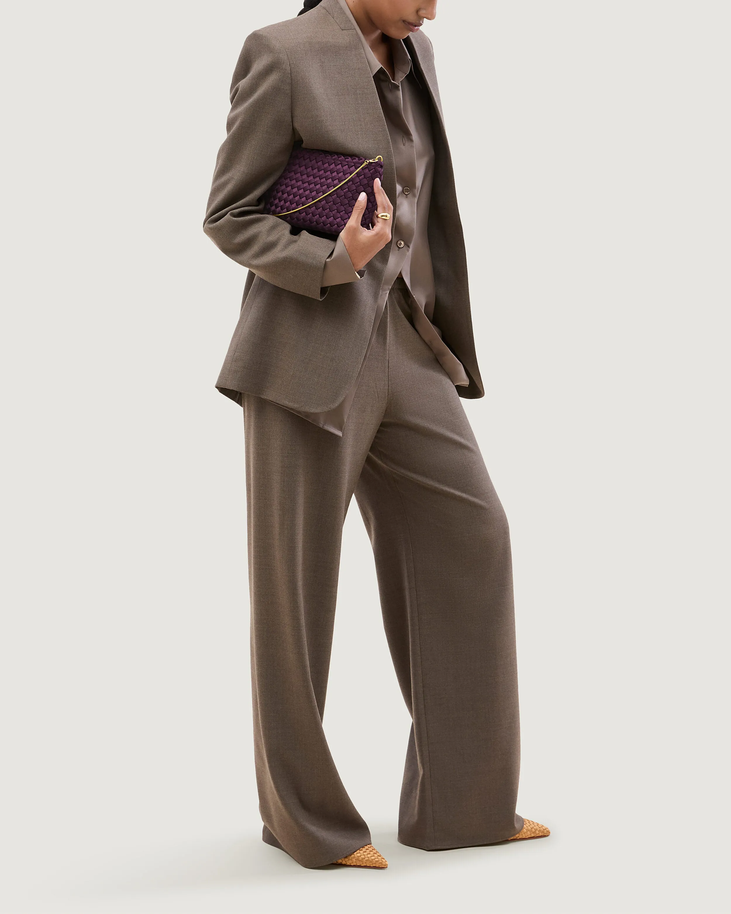 Gala Clutch Satin | Currant sold by Naghedi product image thumbnail 5