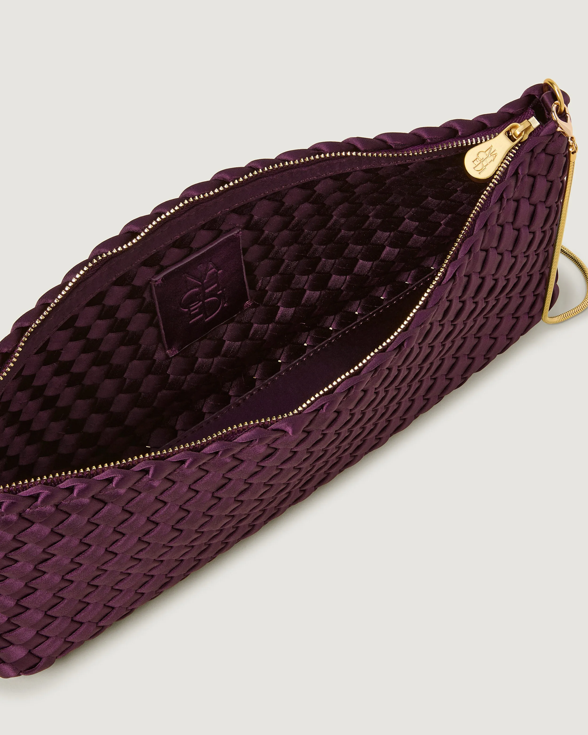 Gala Clutch Satin | Currant sold by Naghedi product image thumbnail 2
