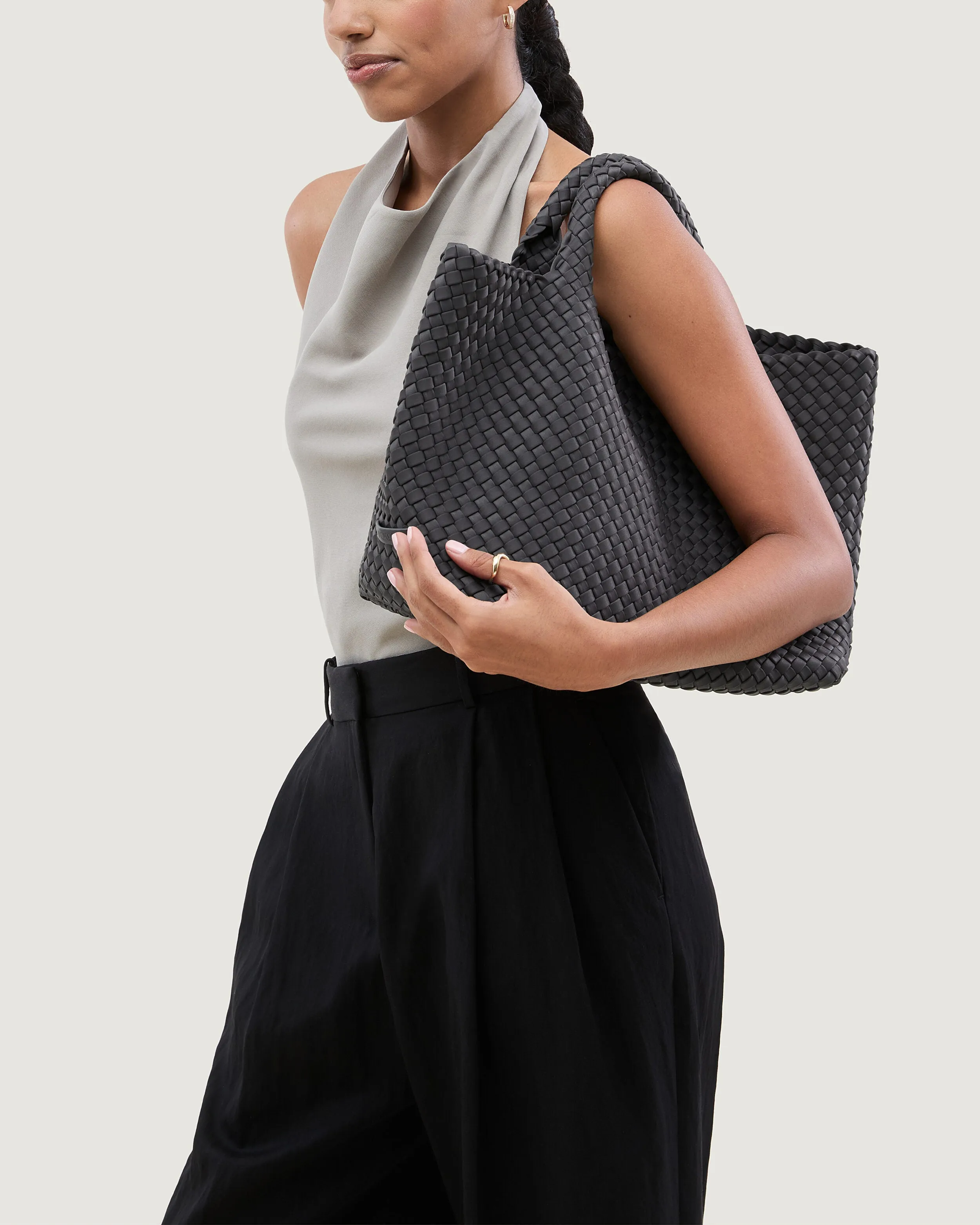 St. Barths Medium Tote | Ash sold by Naghedi product image thumbnail 5