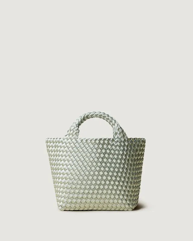 St. Barths Small Tote Satin | Wintergreen sold by Naghedi