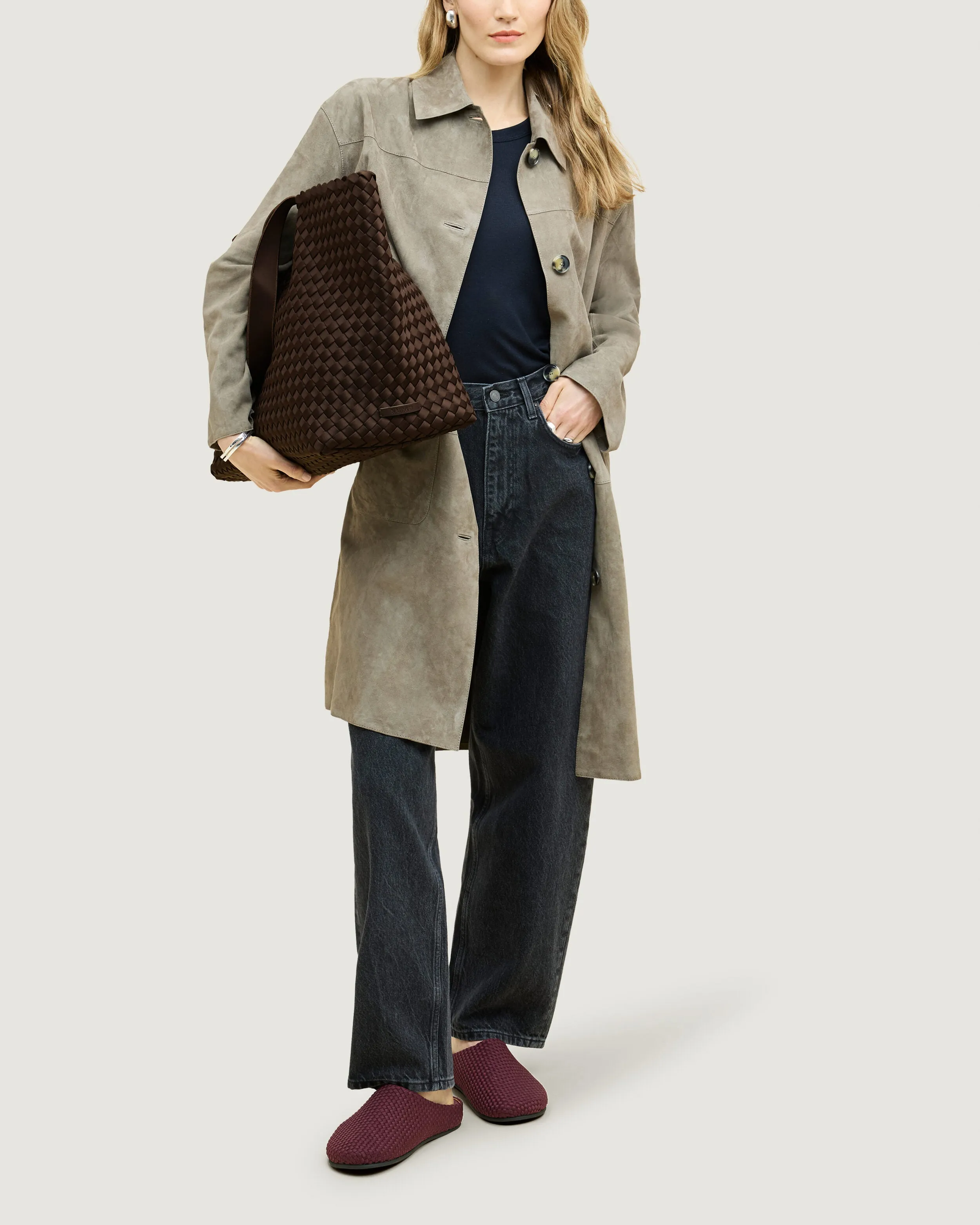 Como Large Tote | Chocolate sold by Naghedi product image thumbnail 4