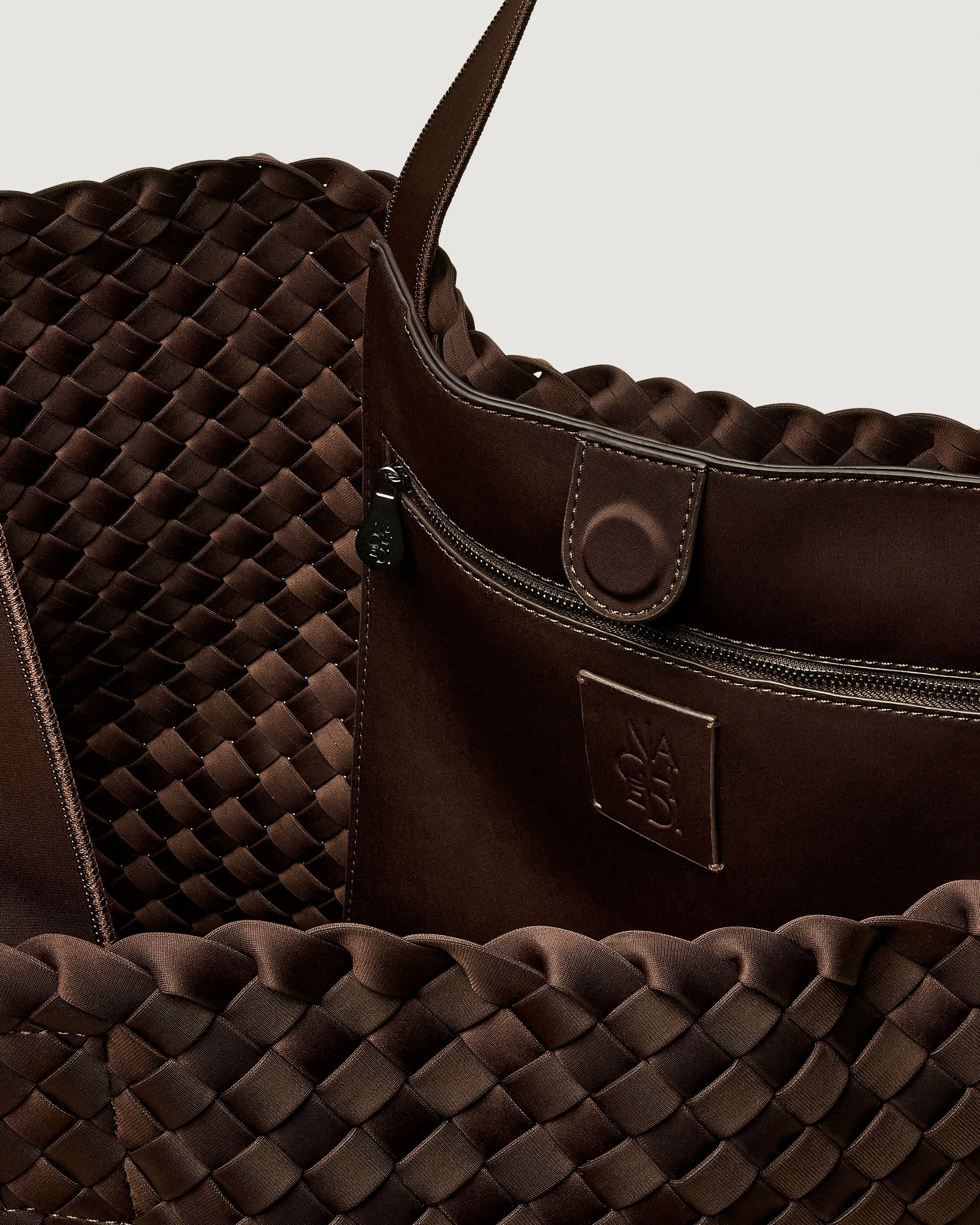 Como Large Tote | Chocolate sold by Naghedi product image thumbnail 2