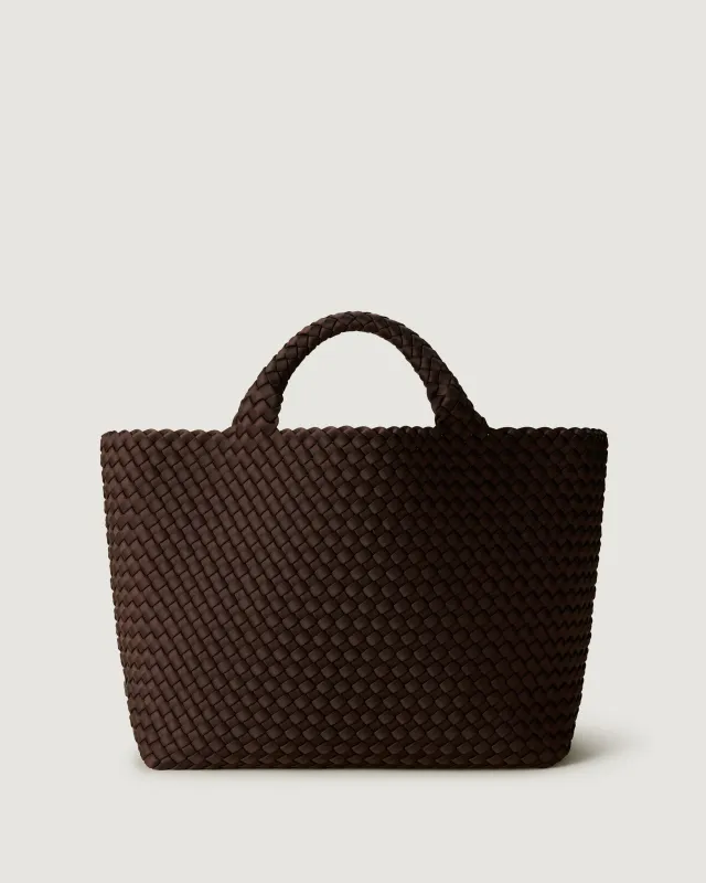 St. Barths Medium Tote | Chocolate sold by Naghedi