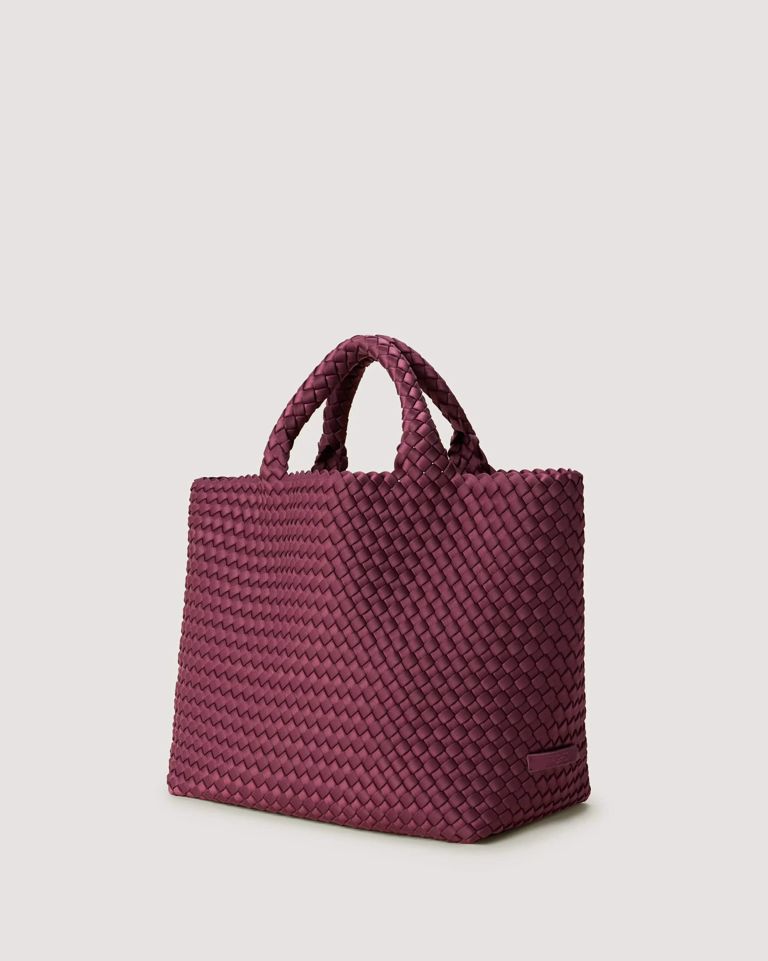 St. Barths Medium Tote | Bordeaux sold by Naghedi product image thumbnail 4