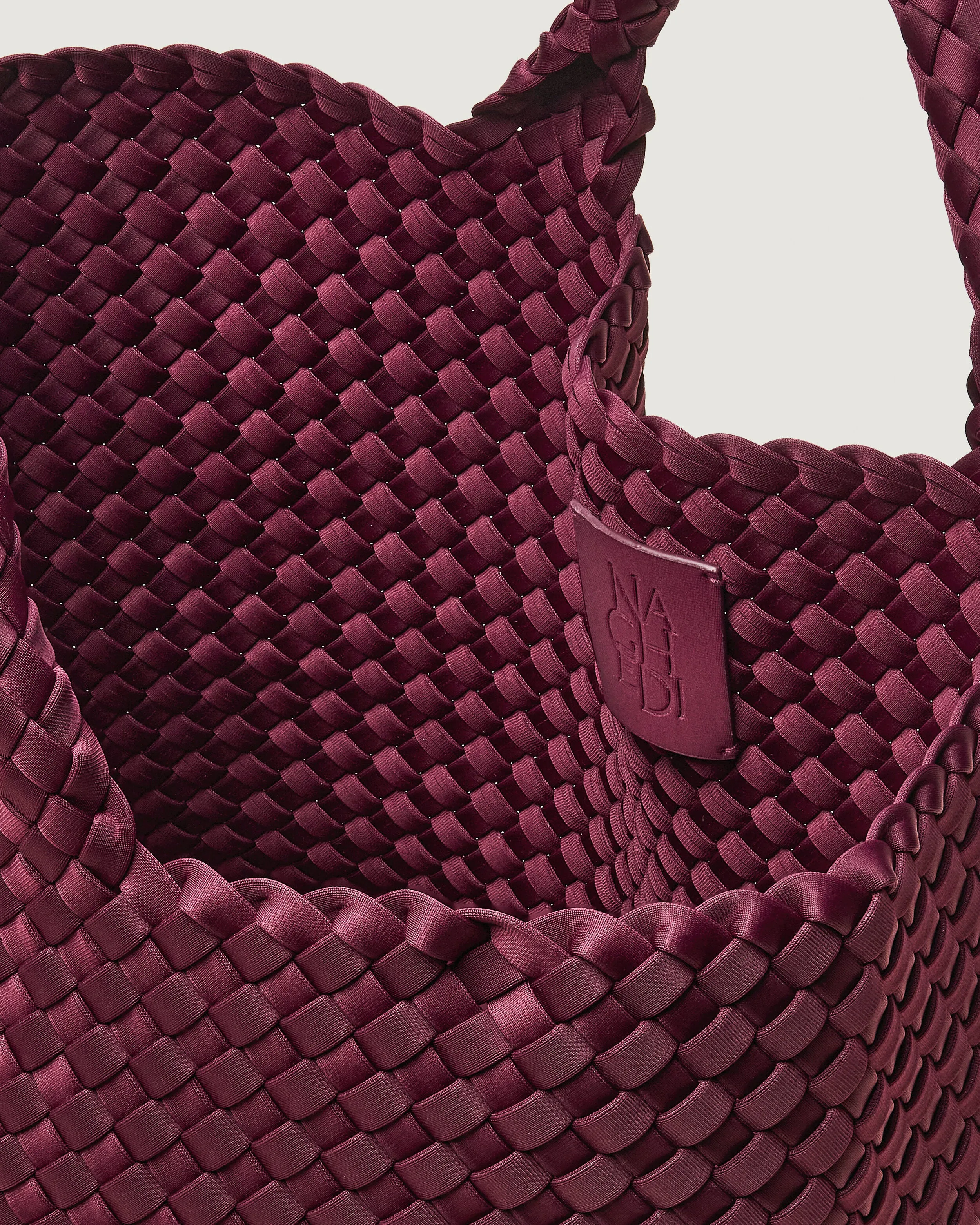 St. Barths Medium Tote | Bordeaux sold by Naghedi product image thumbnail 2