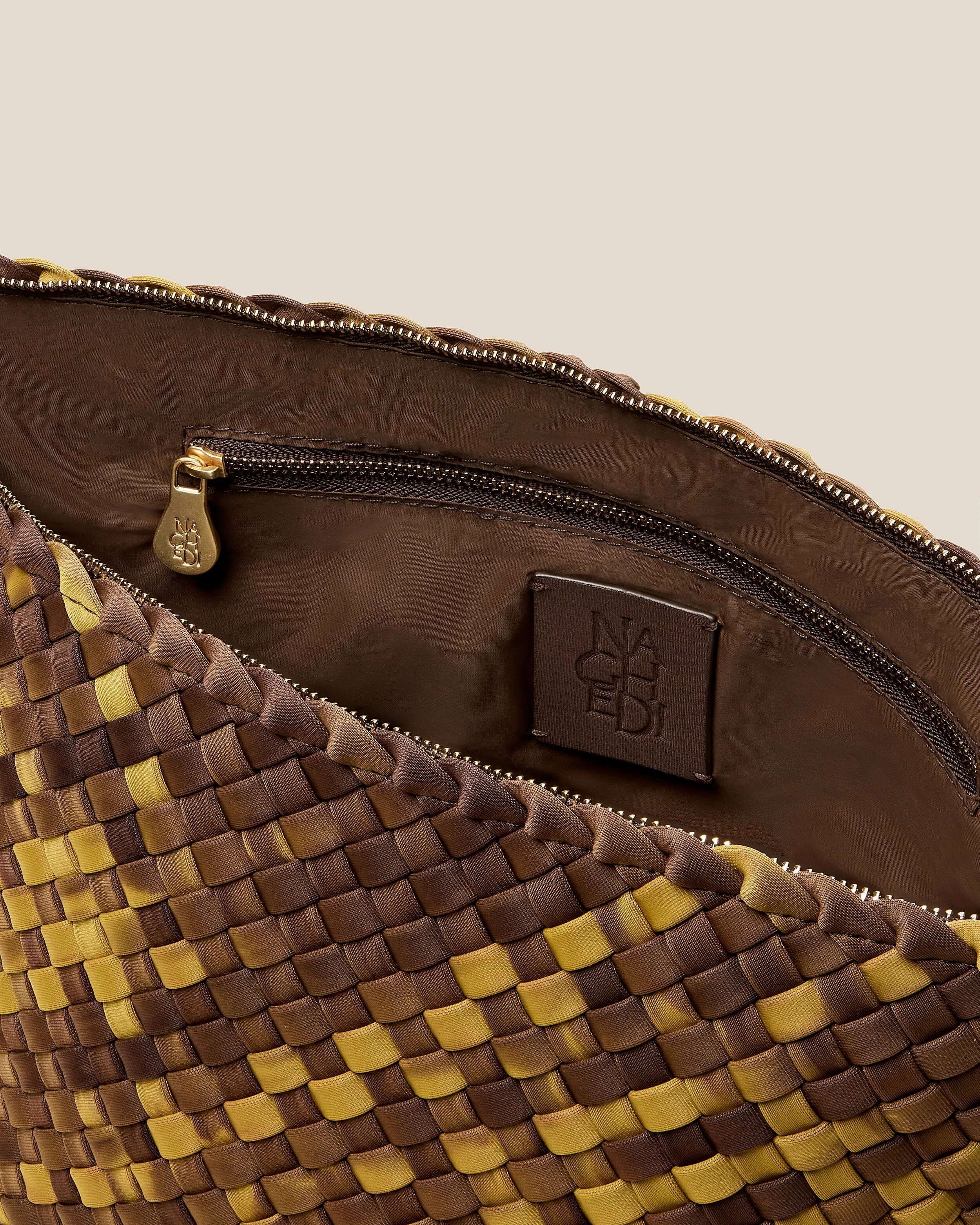 Portofino Large Cosmetic Pouch Watercolor | Tortoiseshell sold by Naghedi product image thumbnail 2