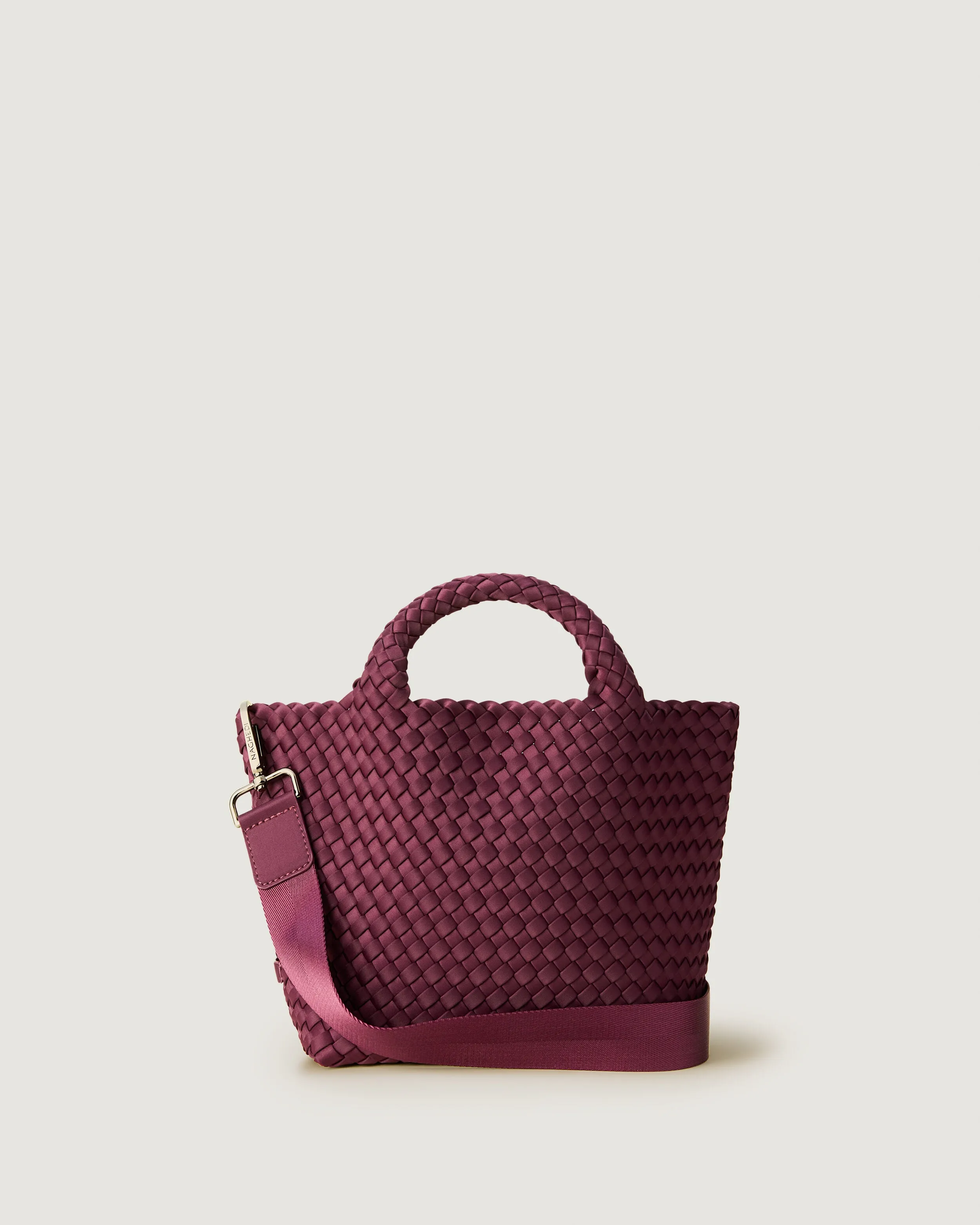 St. Barths Small Tote | Bordeaux sold by Naghedi