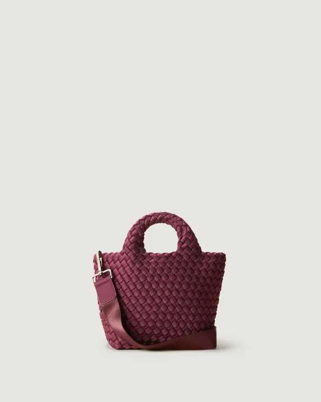 St. Barths Petit Tote | Bordeaux sold by Naghedi