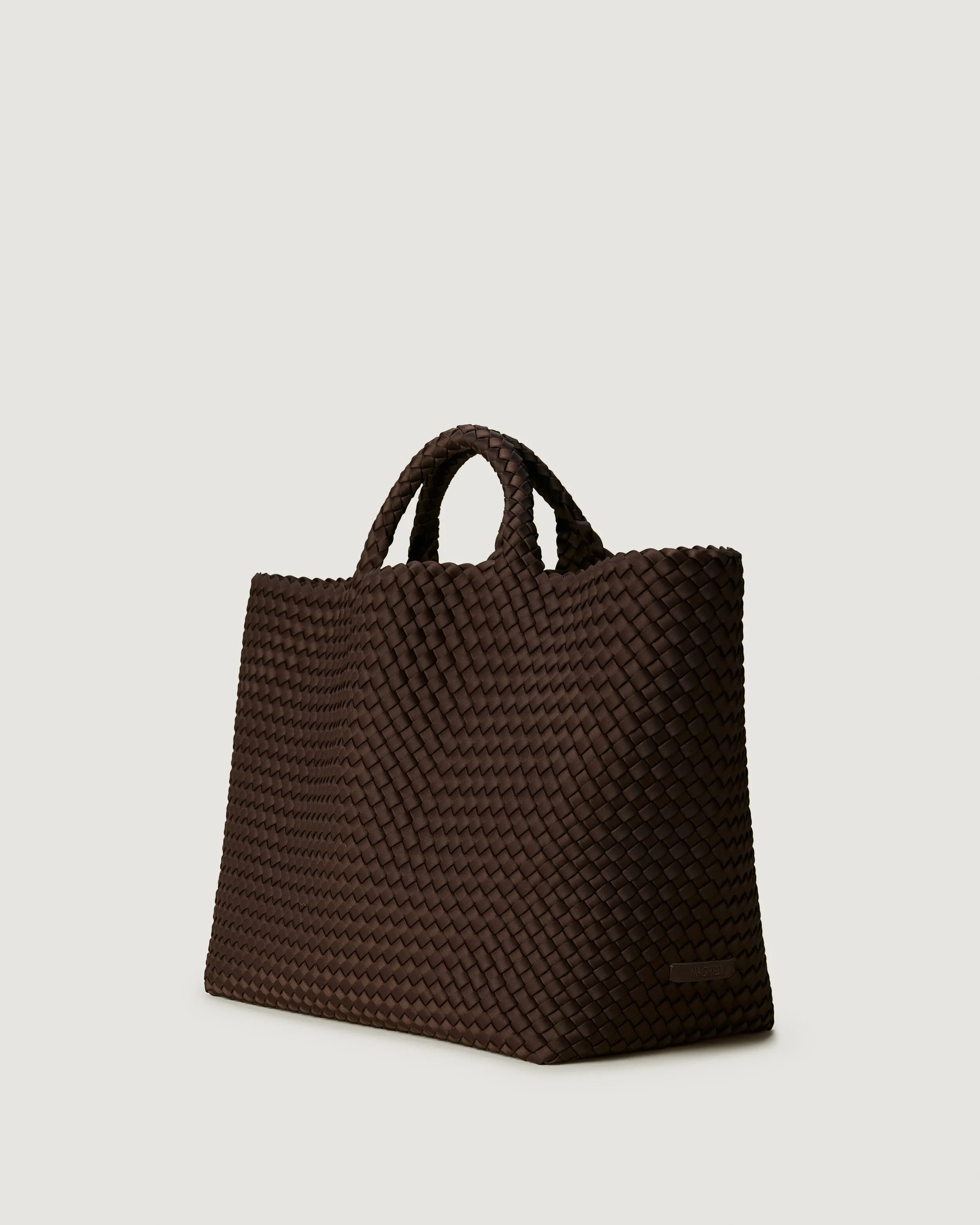St. Barths Large Tote | Chocolate sold by Naghedi product image thumbnail 4