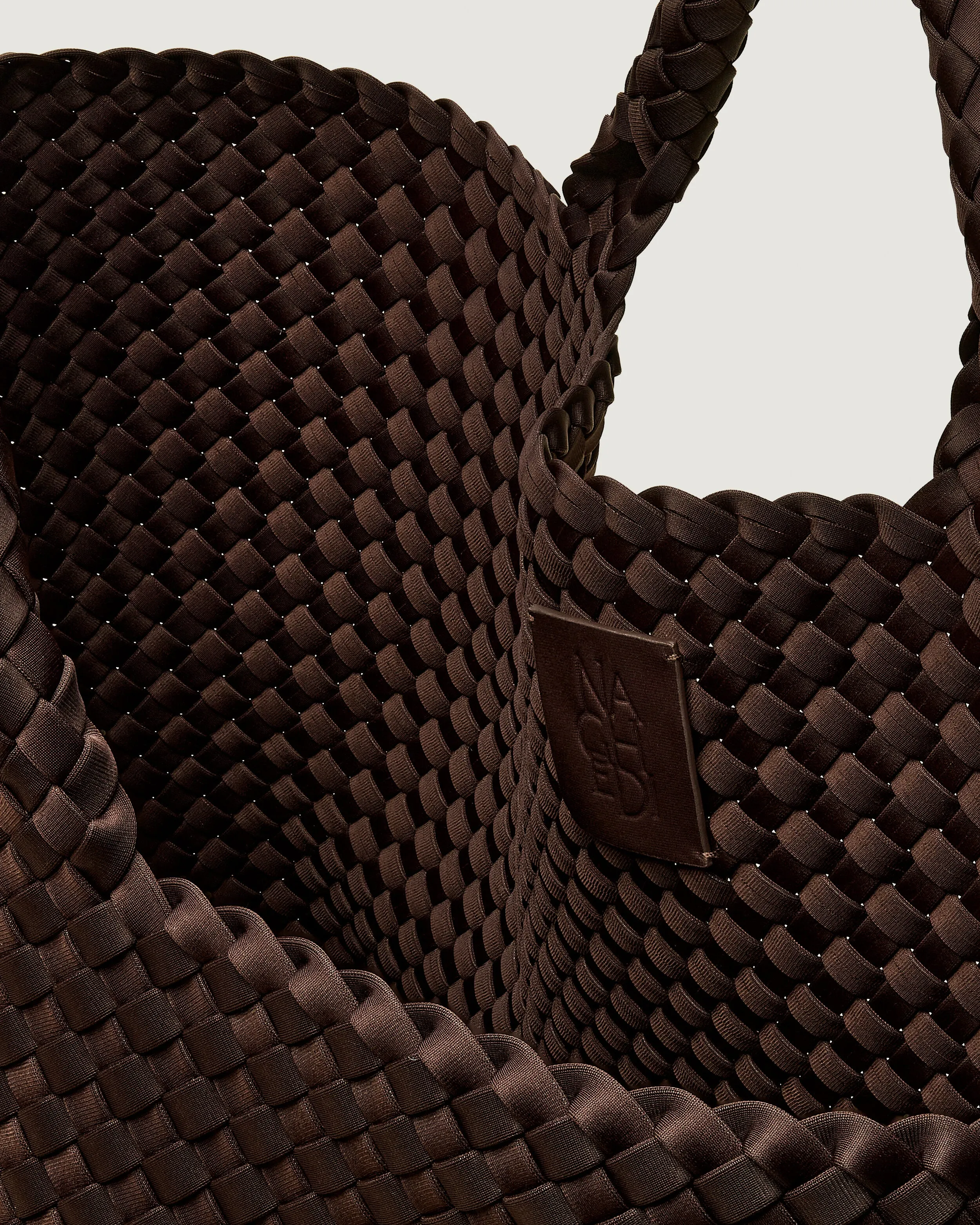 St. Barths Large Tote | Chocolate sold by Naghedi product image thumbnail 2