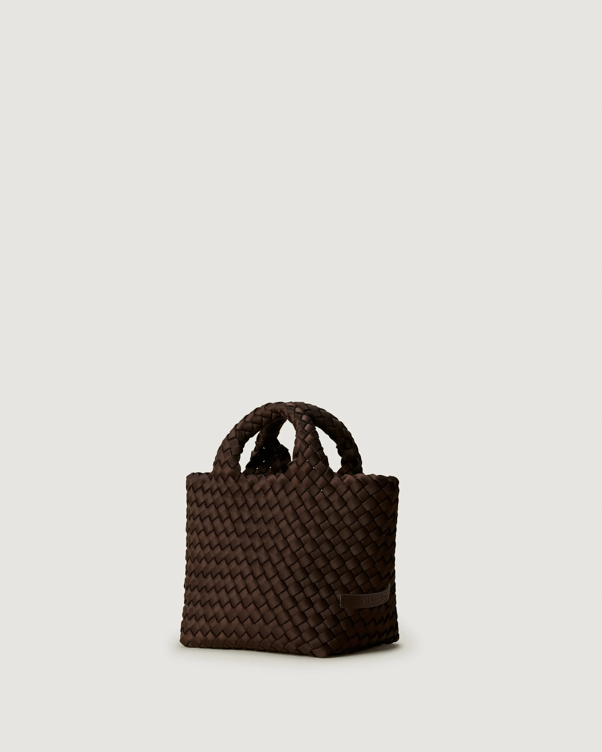 St. Barths Petit Tote | Chocolate sold by Naghedi product image thumbnail 4