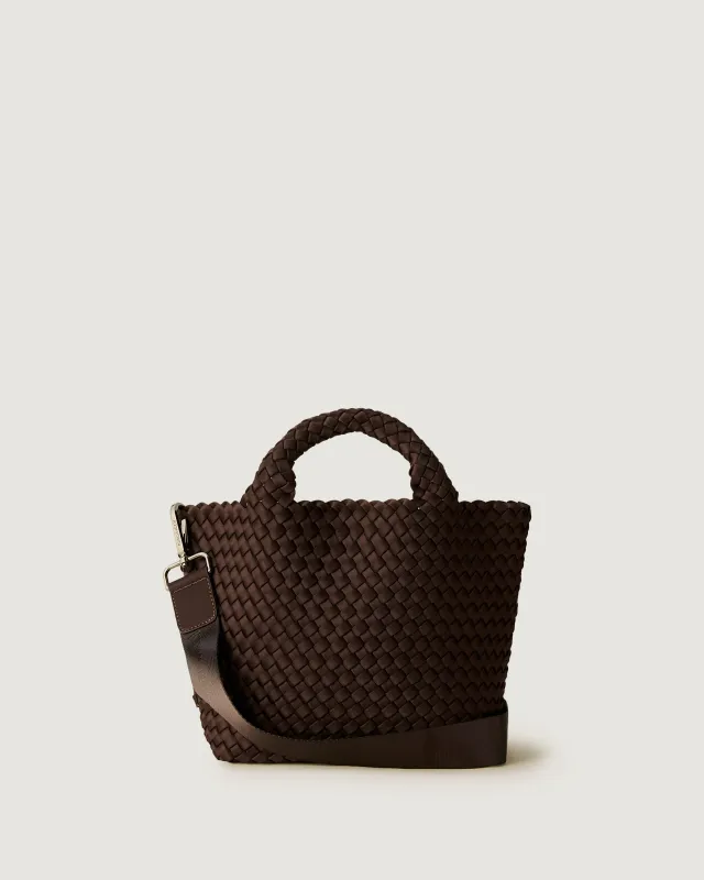 St. Barths Small Tote | Chocolate sold by Naghedi
