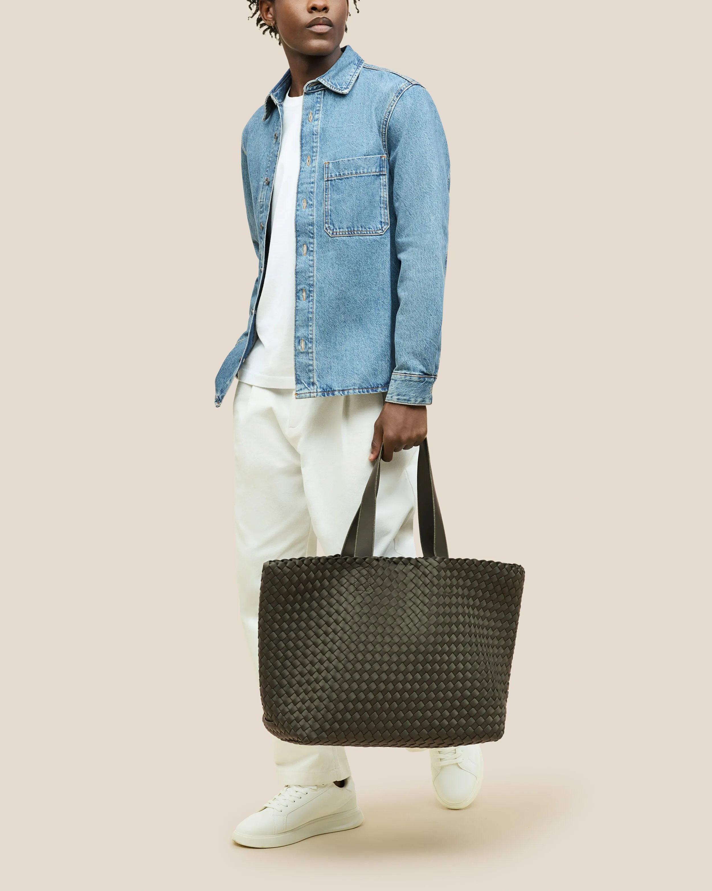 Como Large Tote | Olive sold by Naghedi product image thumbnail 5