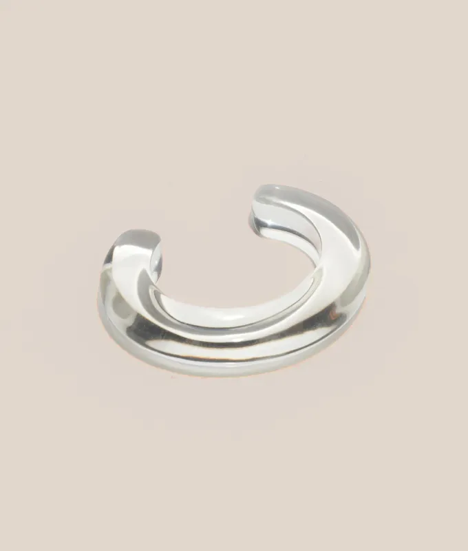 Lizzie Fortunato Ridge Cuff | Clear sold by Naghedi