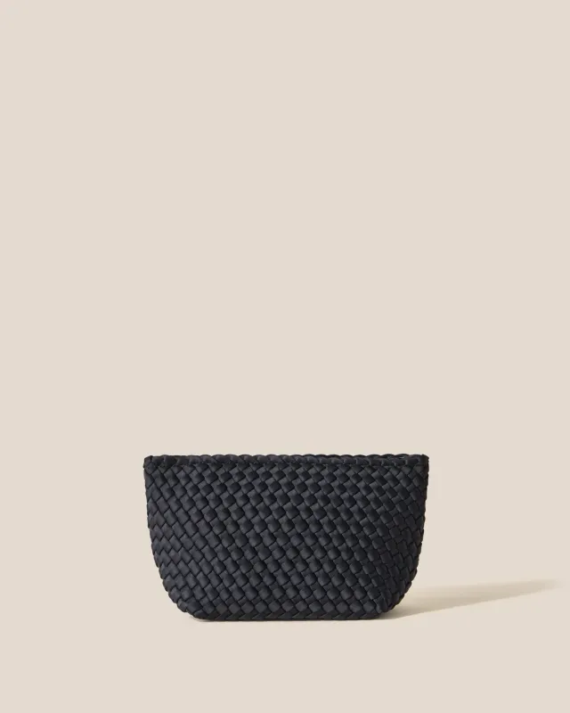 Portofino Medium Cosmetic Pouch | Onyx made by Naghedi