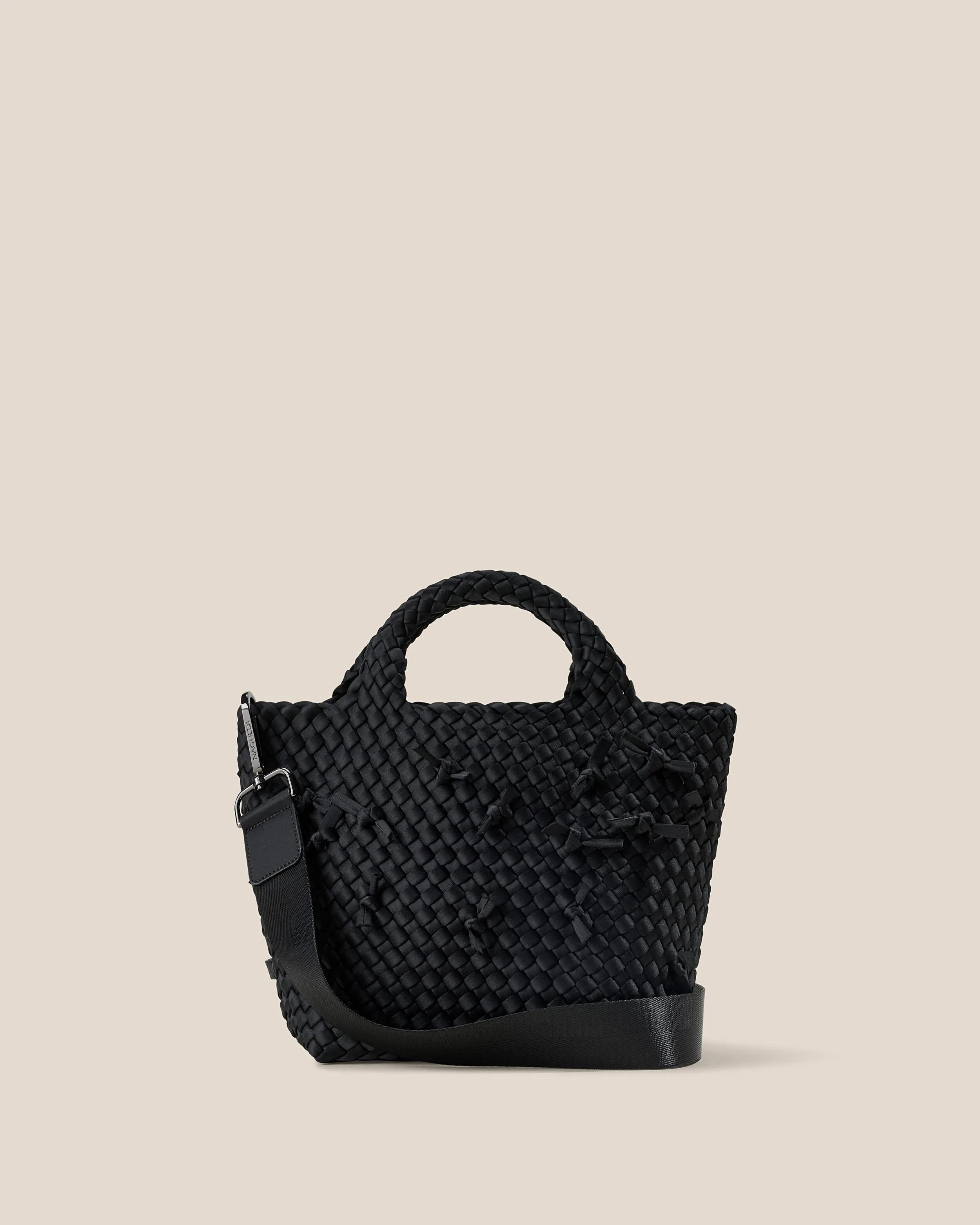 Waste Not St. Barths Small Tote Knots | Onyx sold by Naghedi