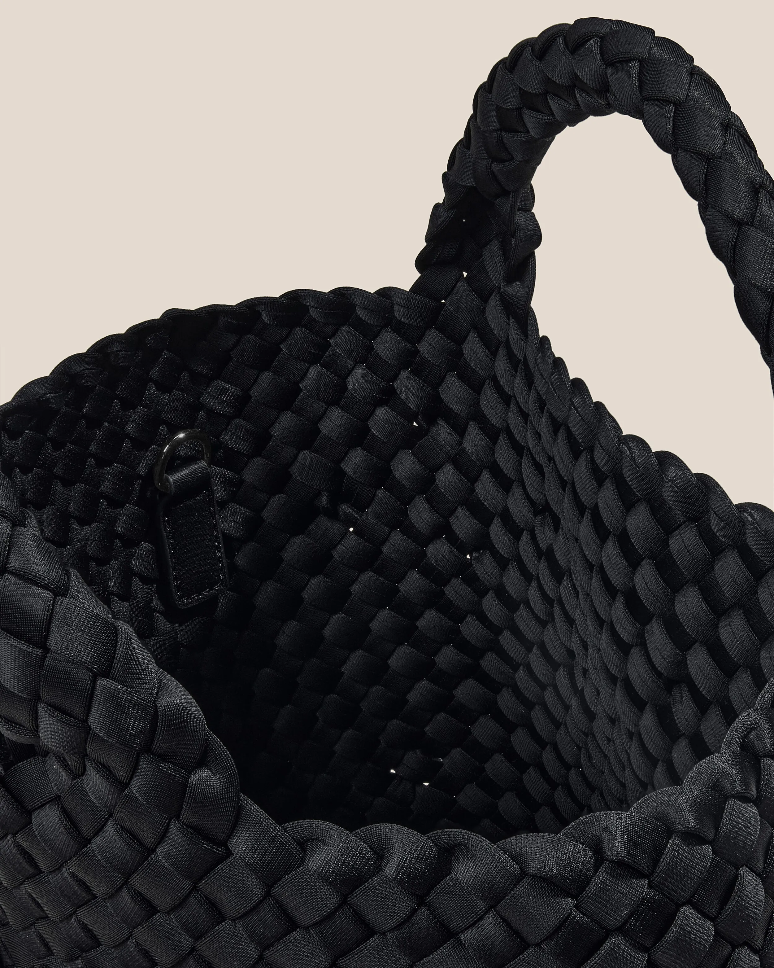 Waste Not St. Barths Small Tote Knots | Onyx sold by Naghedi product image thumbnail 2