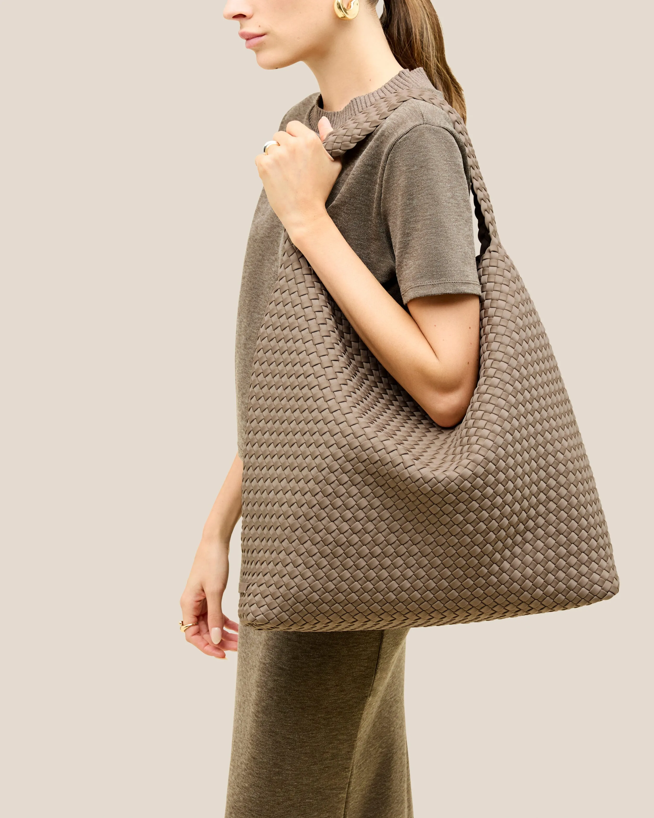 Nomad Large Hobo | Cashmere sold by Naghedi product image thumbnail 5