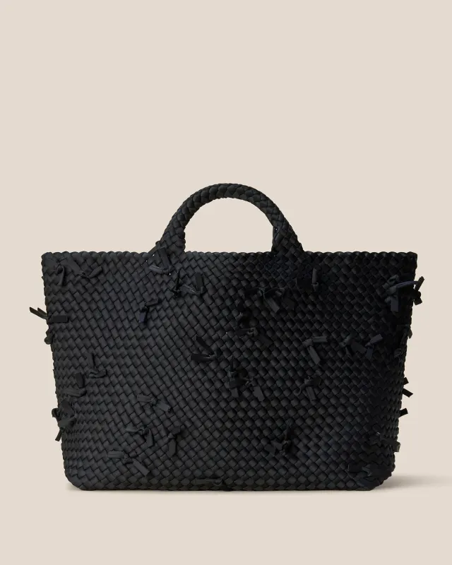 Waste Not St. Barths Large Tote Knots | Onyx sold by Naghedi
