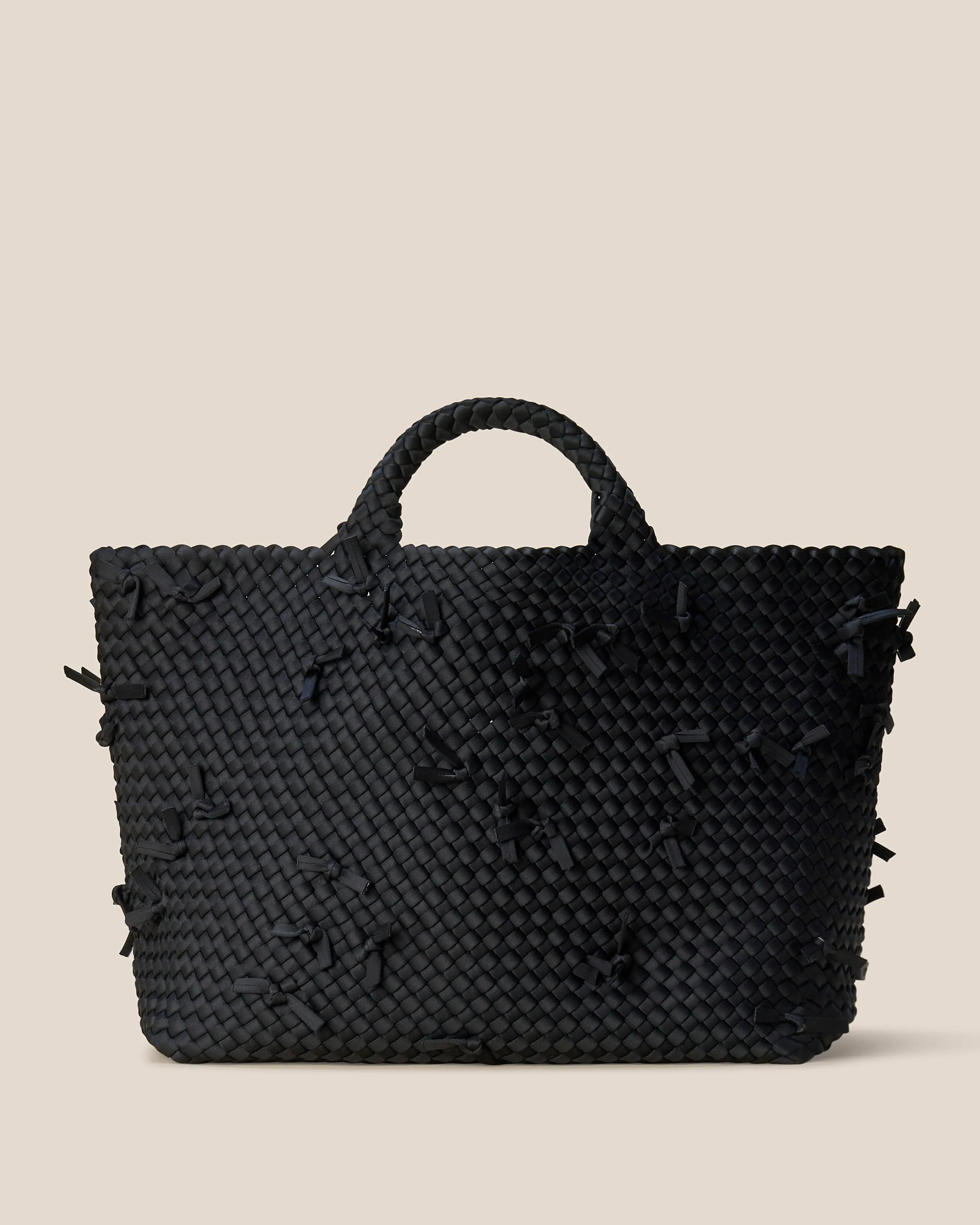Waste Not St. Barths Large Tote Knots | Onyx sold by Naghedi