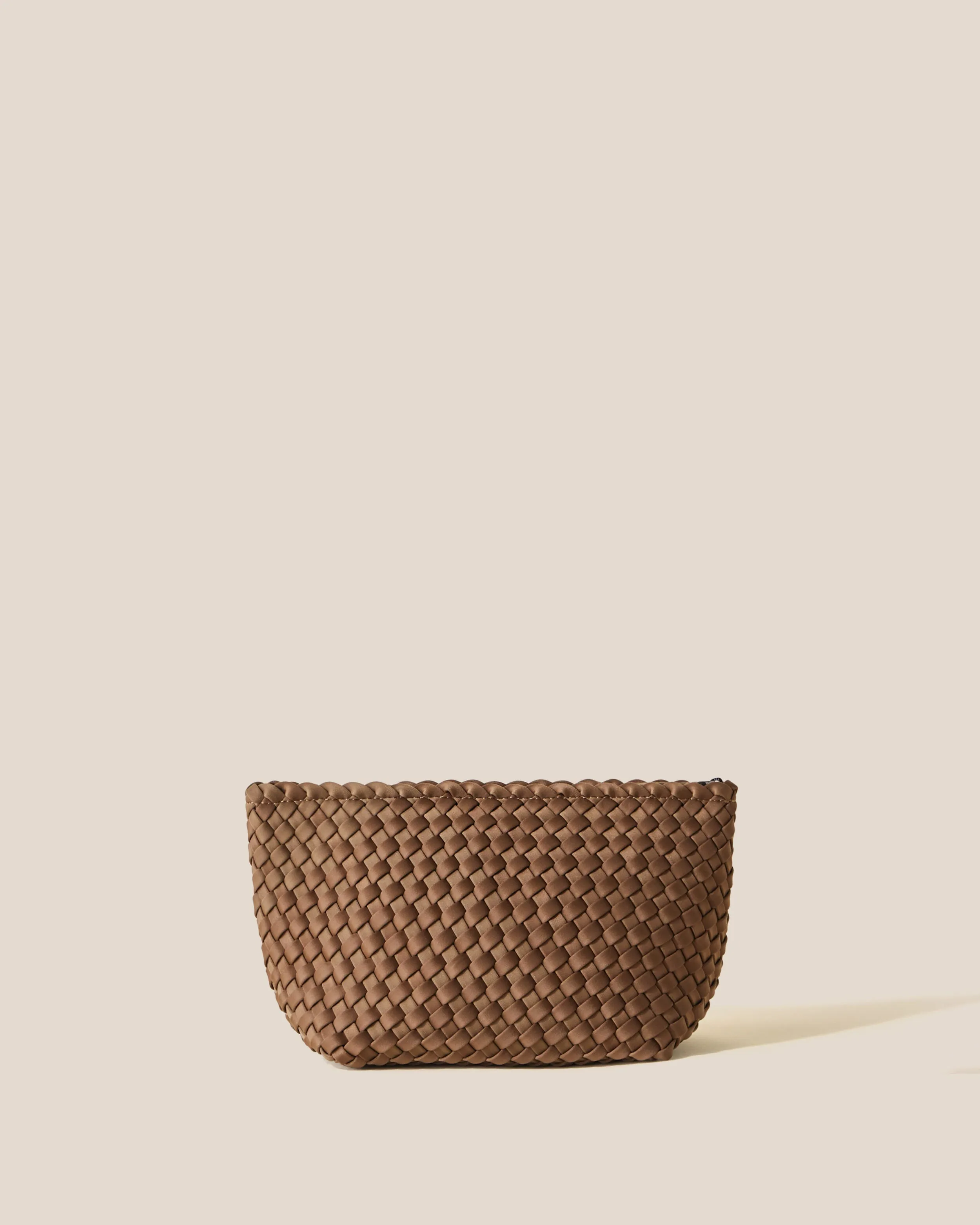 Portofino Medium Cosmetic Pouch | Mink sold by Naghedi