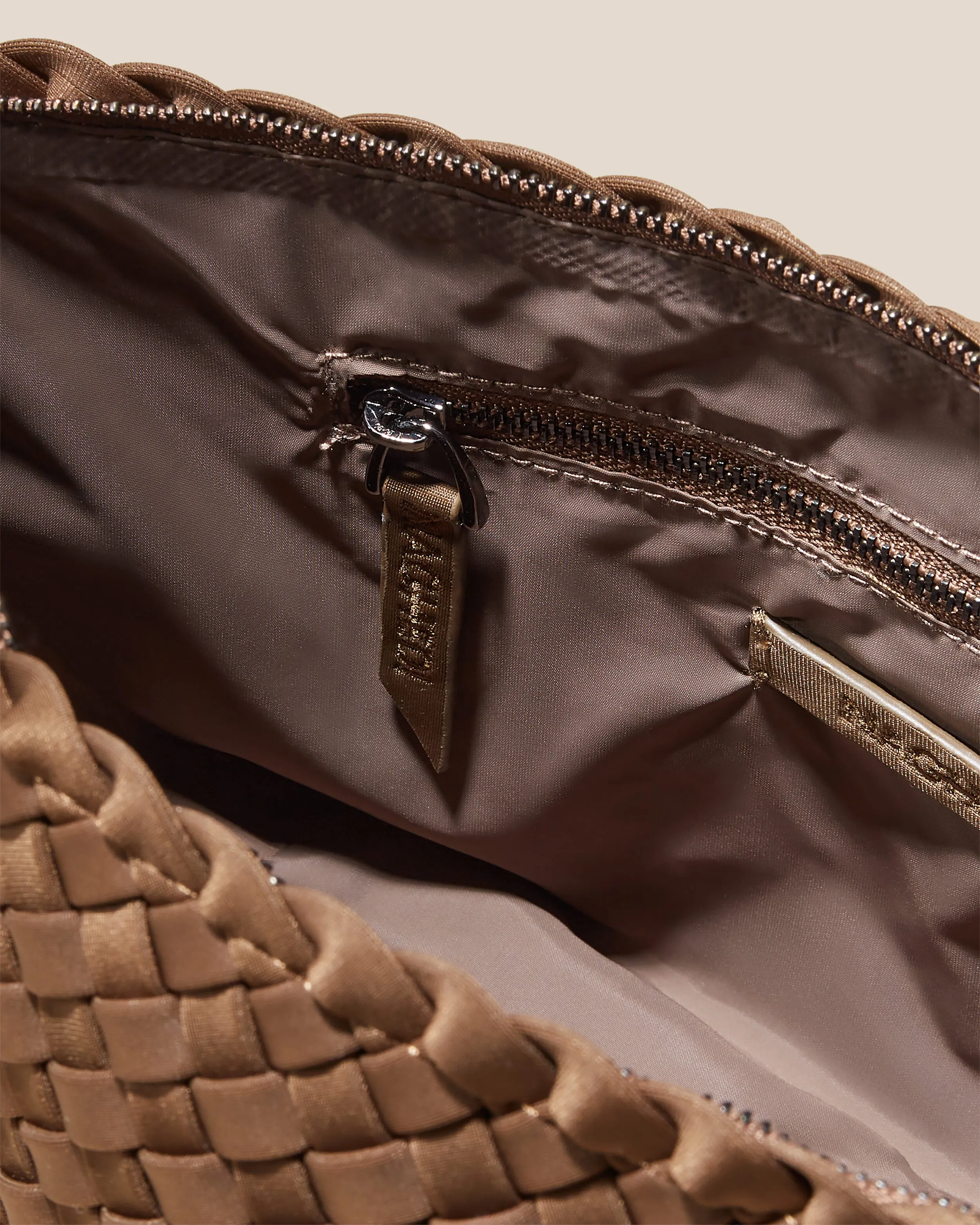 Portofino Medium Cosmetic Pouch | Mink sold by Naghedi product image thumbnail 2