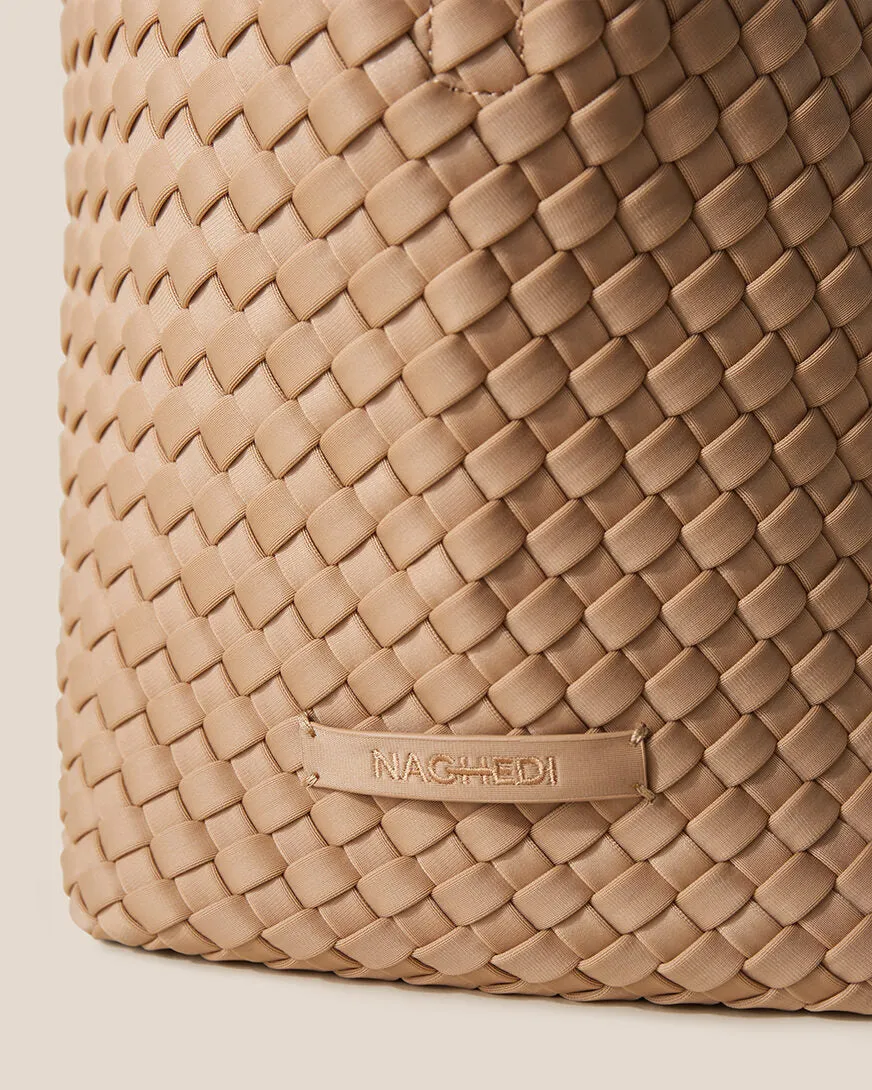 St. Barths Small Tote | Camel sold by Naghedi product image thumbnail 4