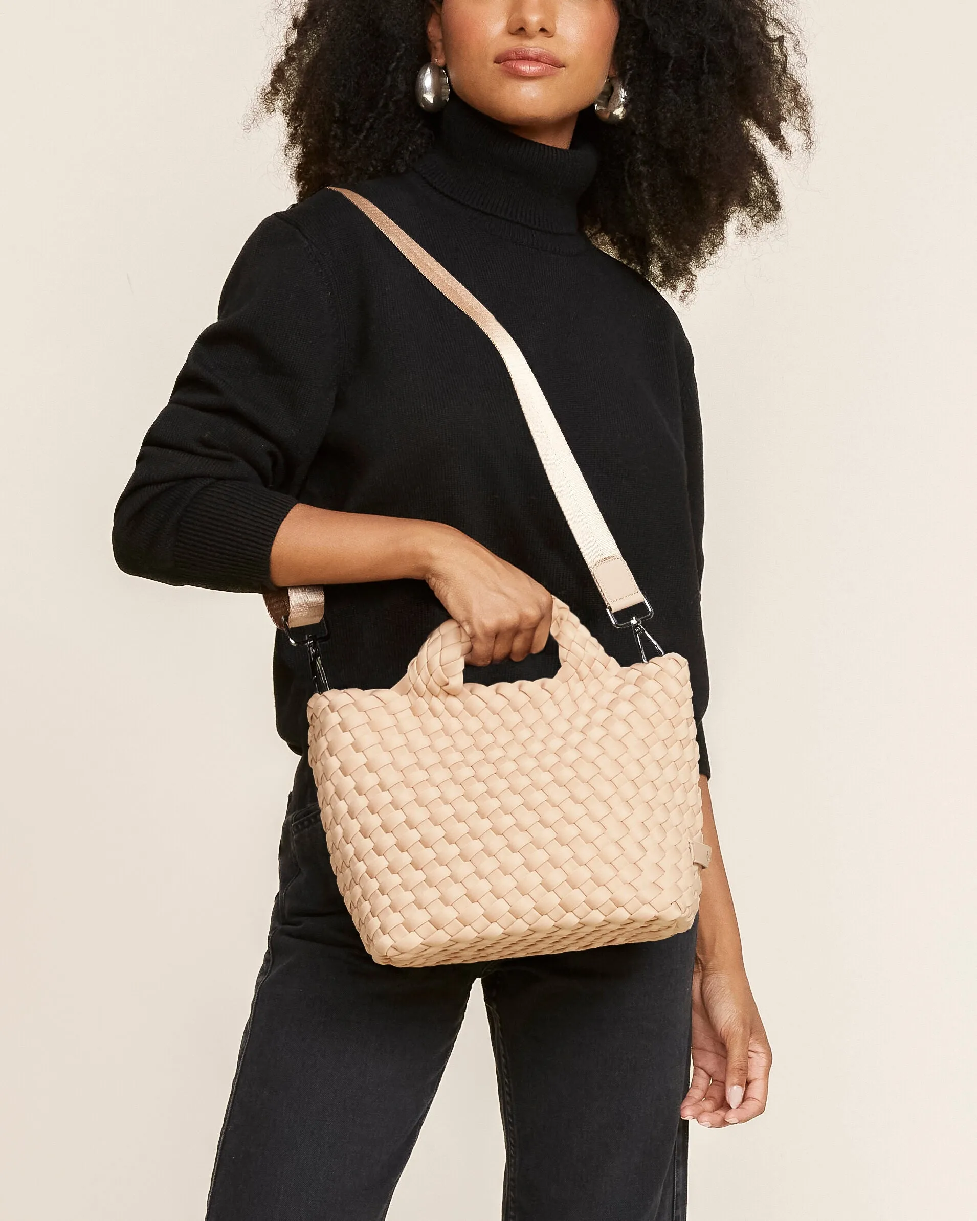 St. Barths Small Tote | Camel sold by Naghedi product image thumbnail 5