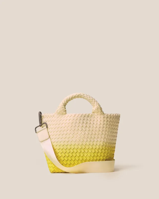 St. Barths Small Tote Dip Dyed | Ginkgo sold by Naghedi