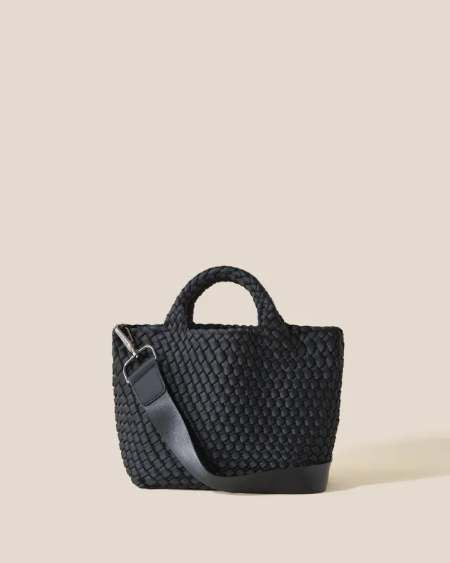 St. Barths Small Tote | Onyx sold by Naghedi