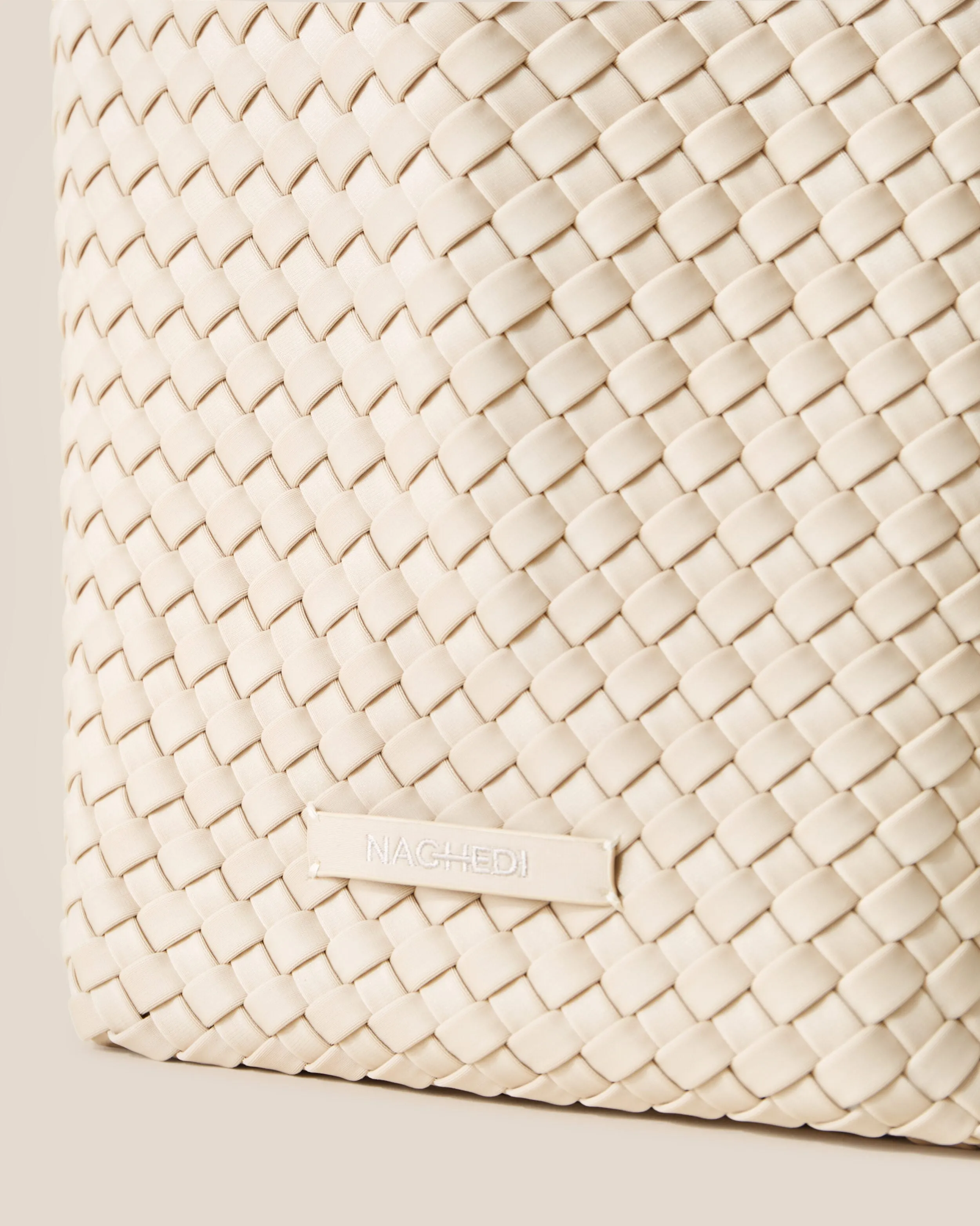 St. Barths Medium Tote | Ecru sold by Naghedi product image thumbnail 4