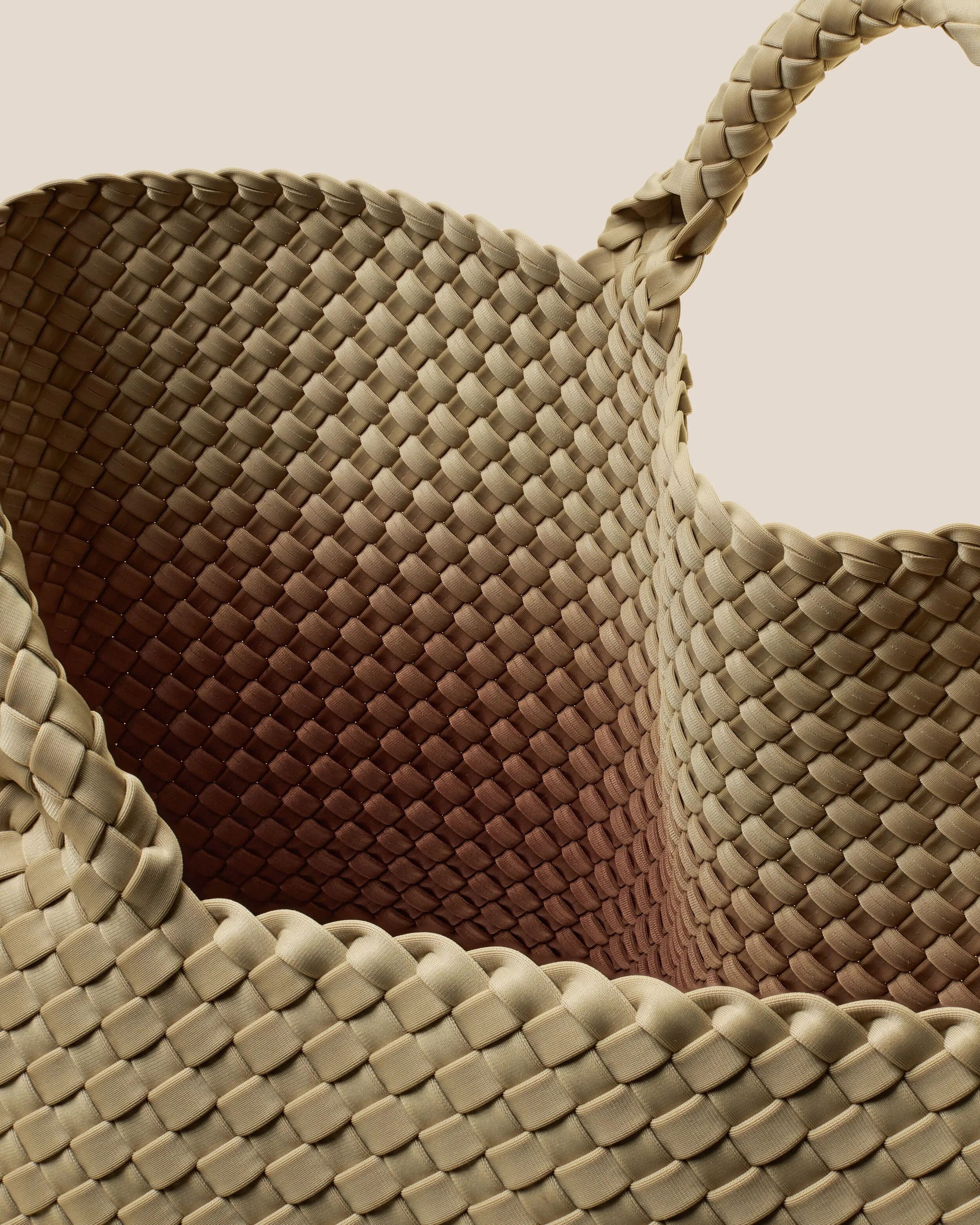 St. Barths Large Tote Dip Dyed | Java sold by Naghedi product image thumbnail 2